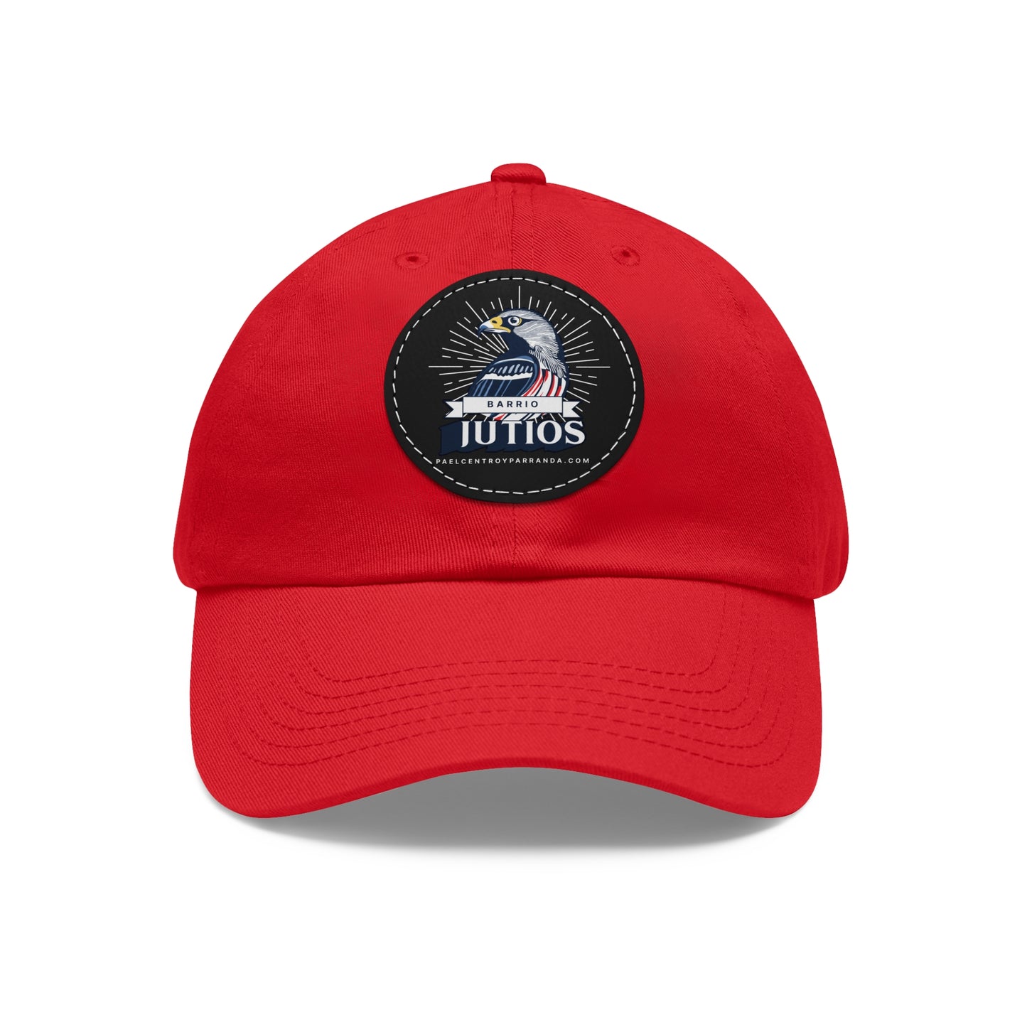 Jutíos, Vueltas. Dad Hat with Leather Patch (Round)