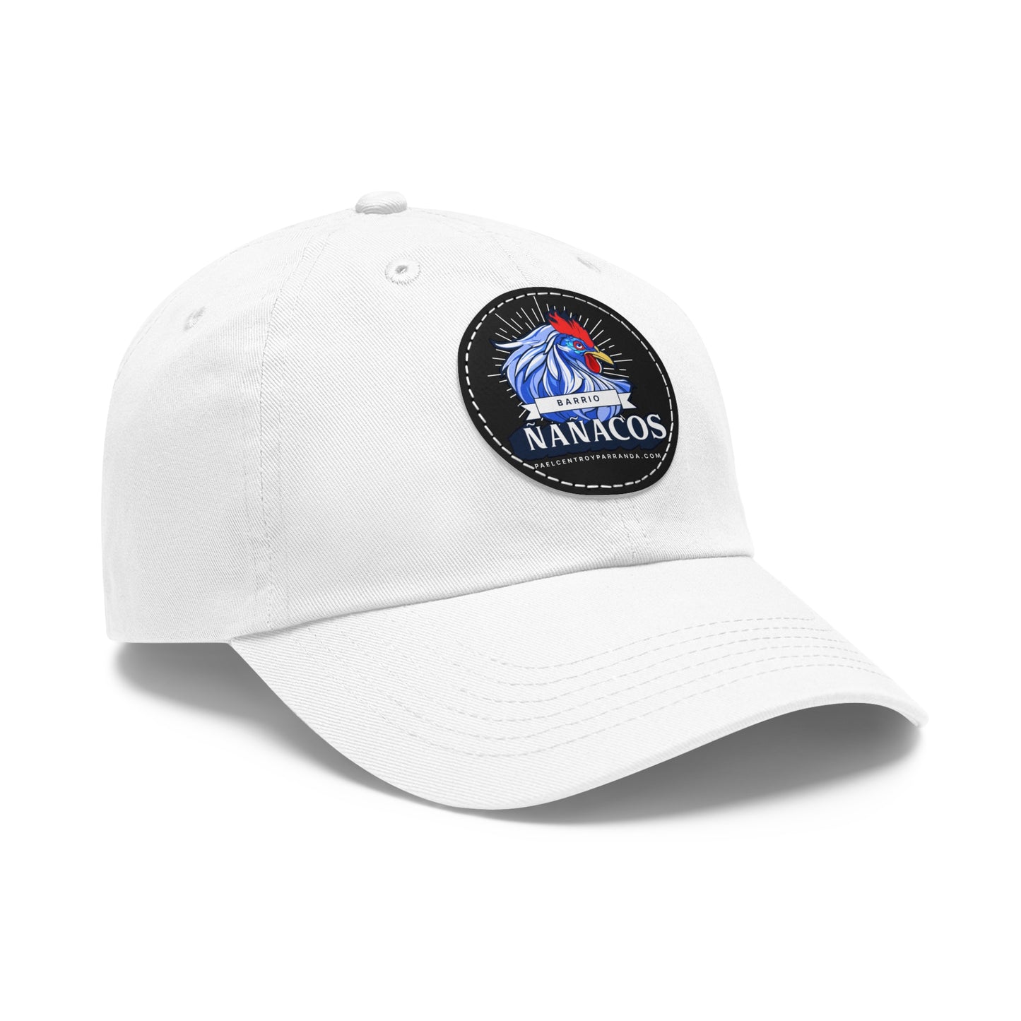Ñañacos, Vueltas. Dad Hat with Leather Patch (Round)