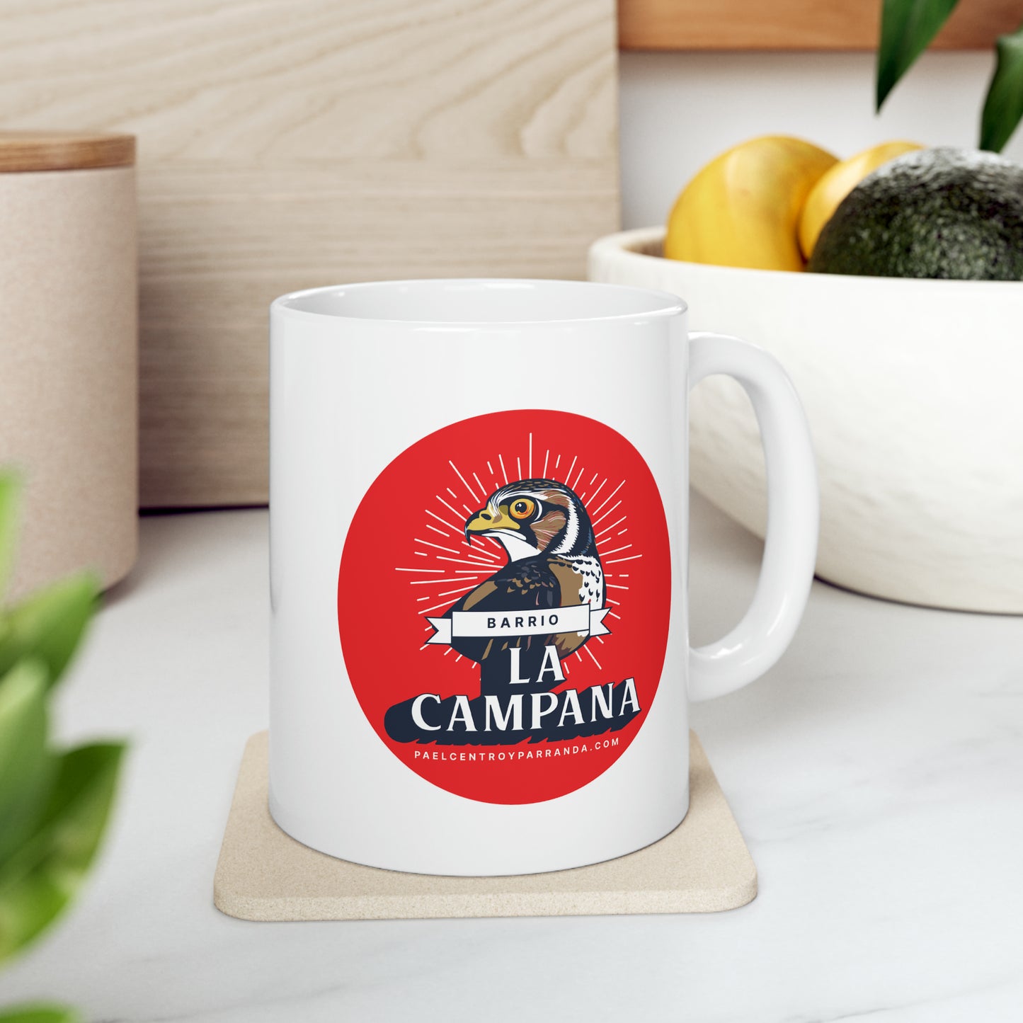 La Campana, Mayajigua. Ceramic Mug, 11oz