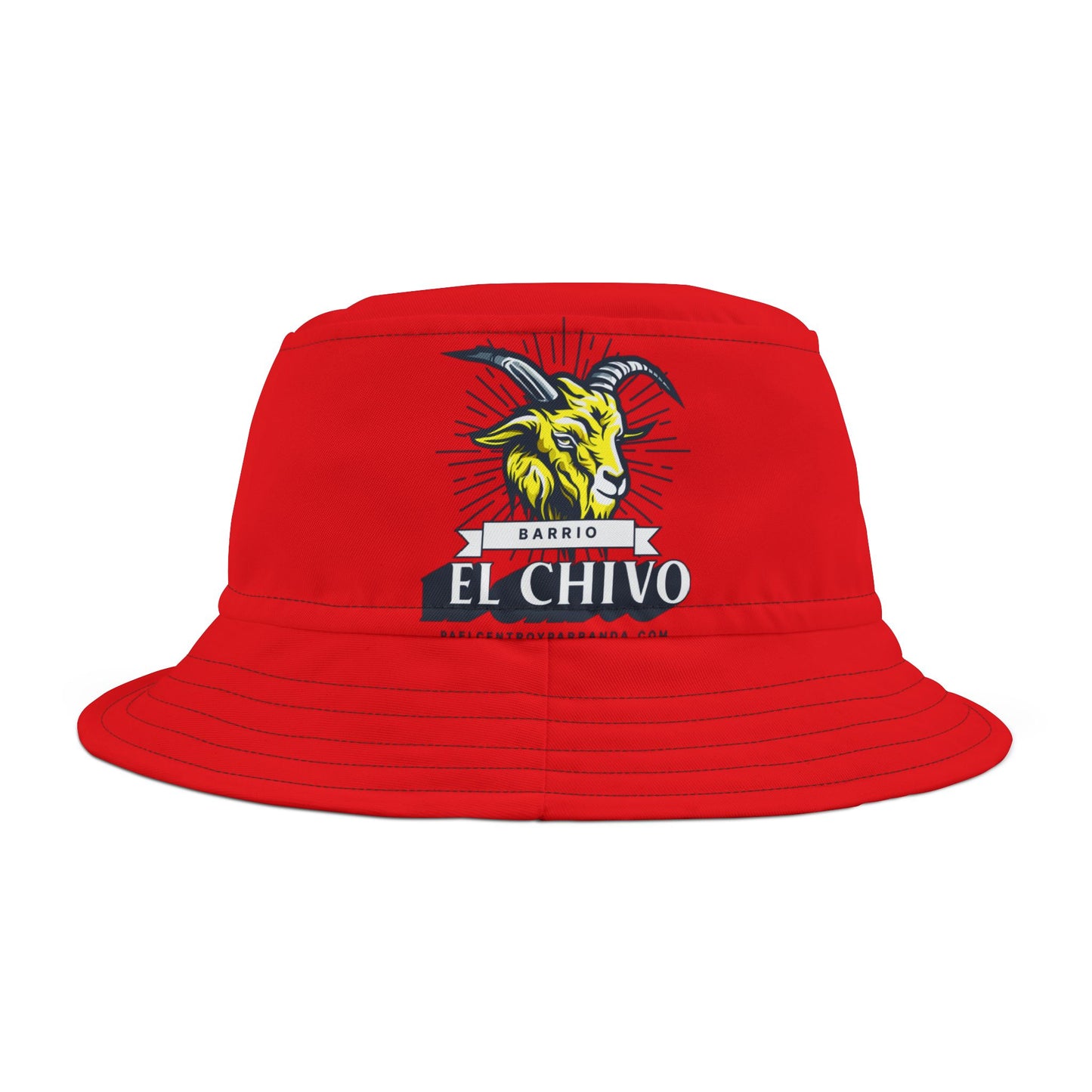 El Chivo, Zaza del Medio. (adults) Bucket Hat (AOP)