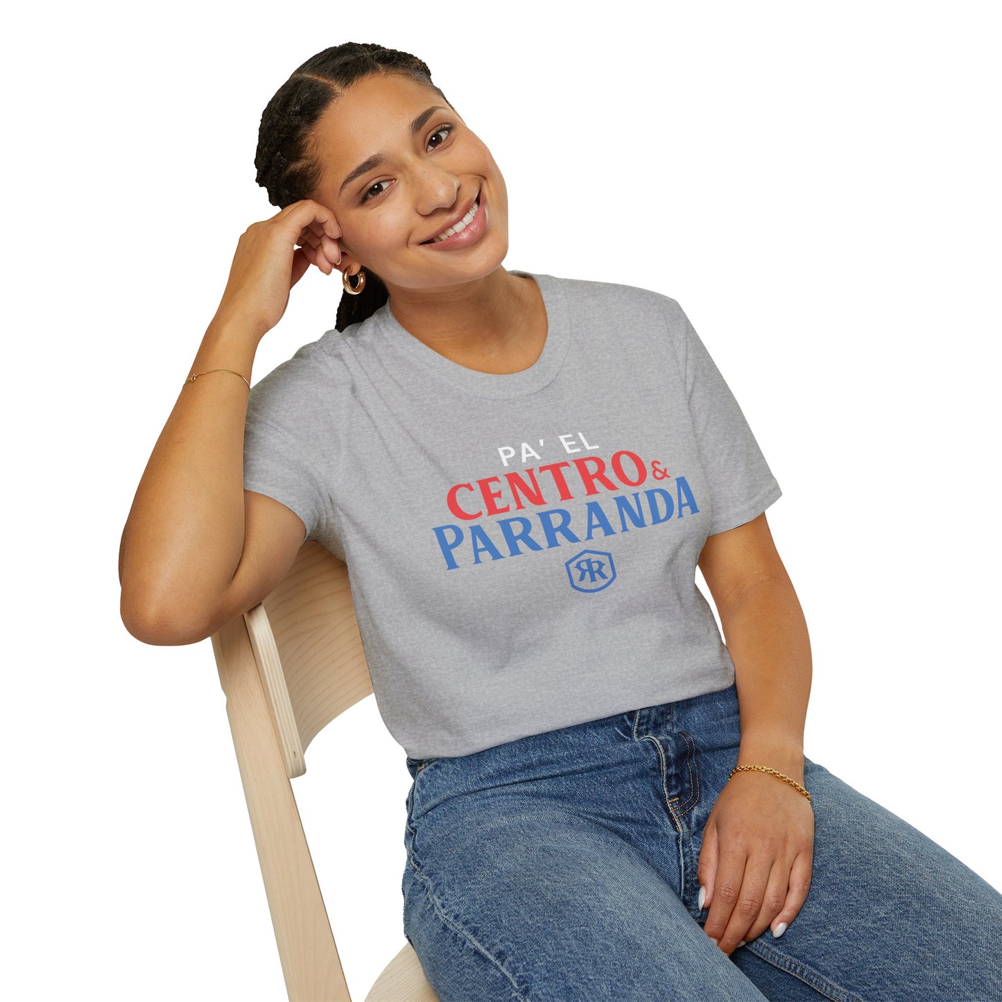 Pa' el centro & parranda, Unisex Softstyle T-Shirt