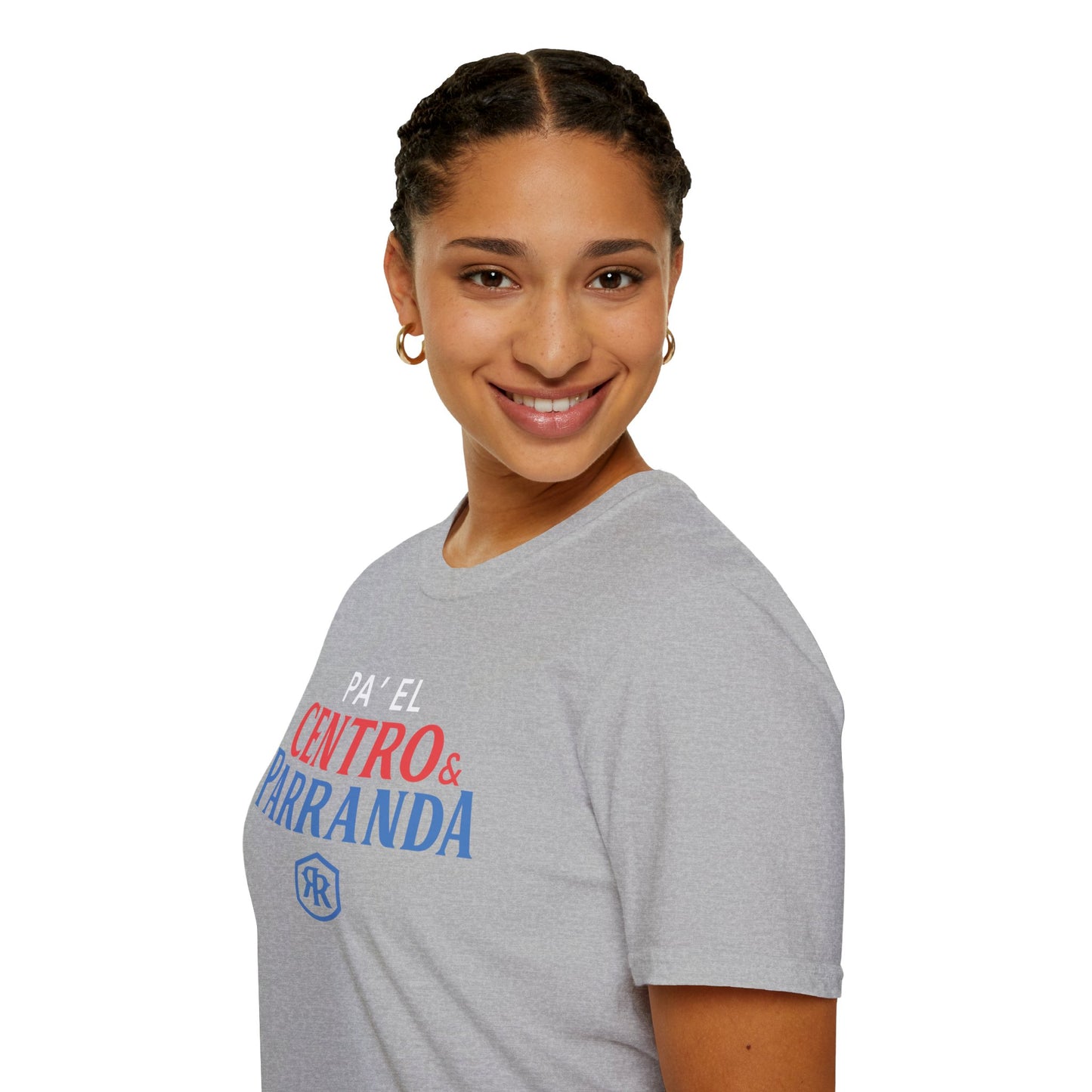 Pa' el centro & parranda, Unisex Softstyle T-Shirt