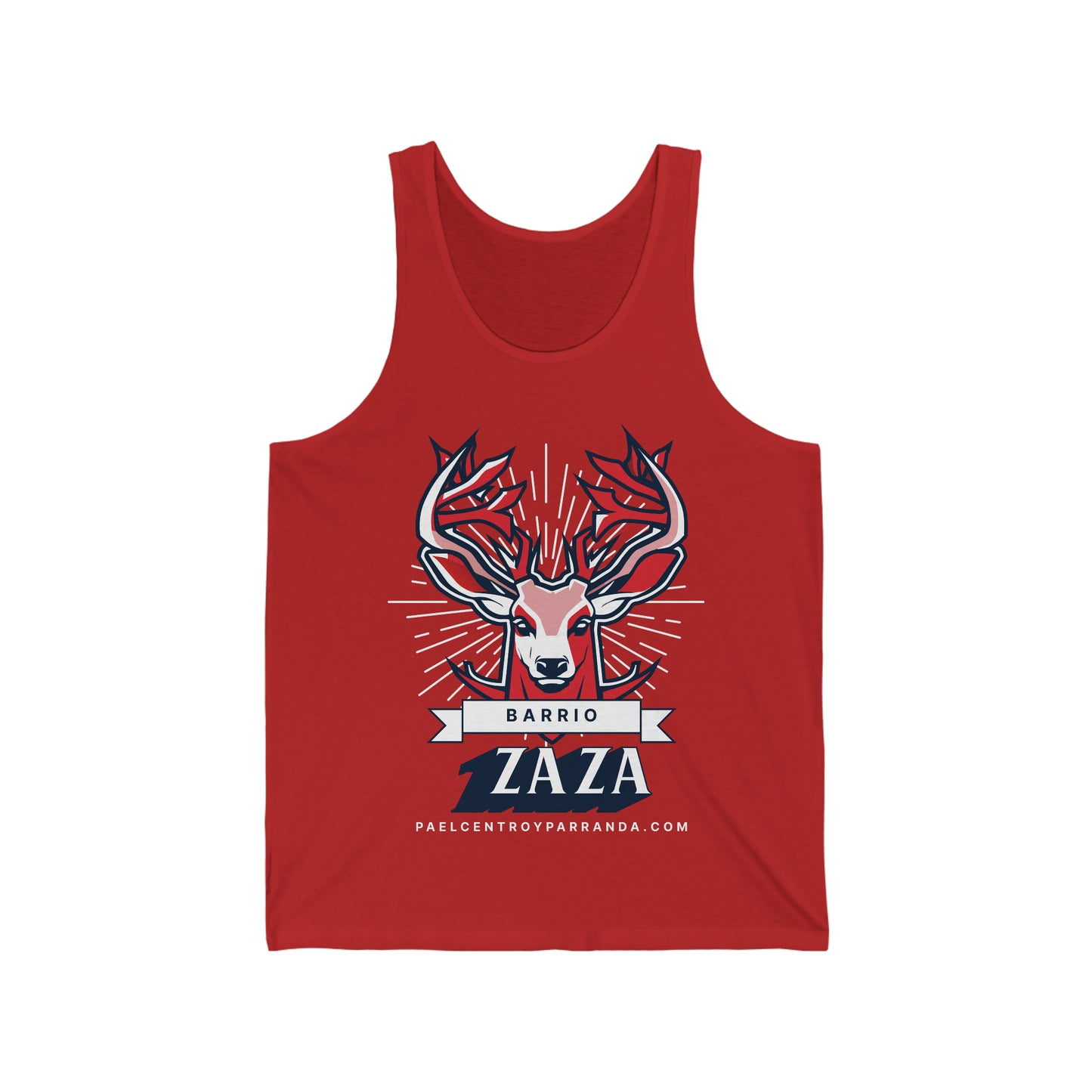 Zaza, Placetas. Unisex Jersey Tank