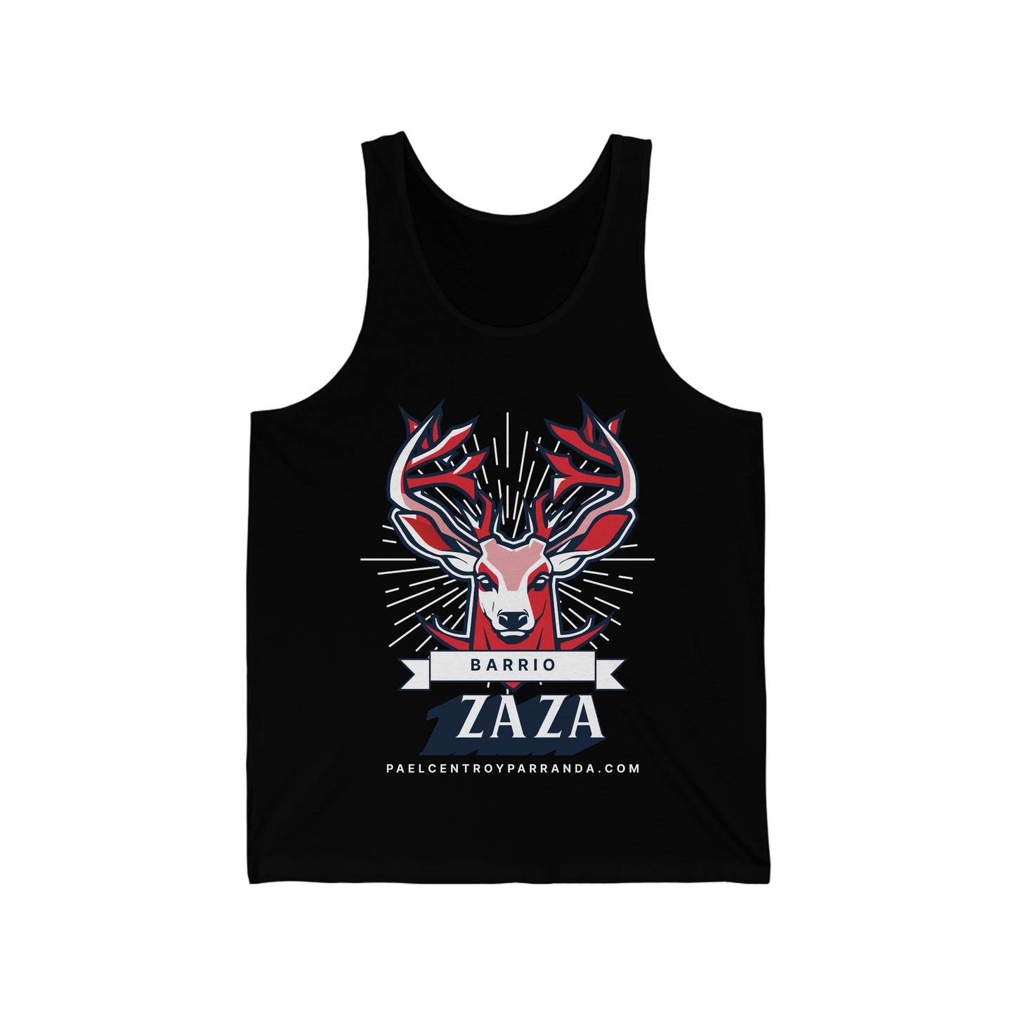 Zaza, Placetas. Unisex Jersey Tank