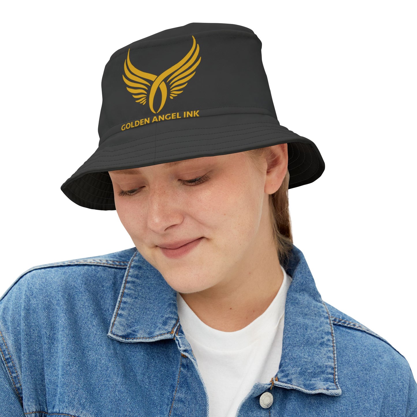 Golden Angel Ink. Bucket Hat - Stylish Summer Accessory