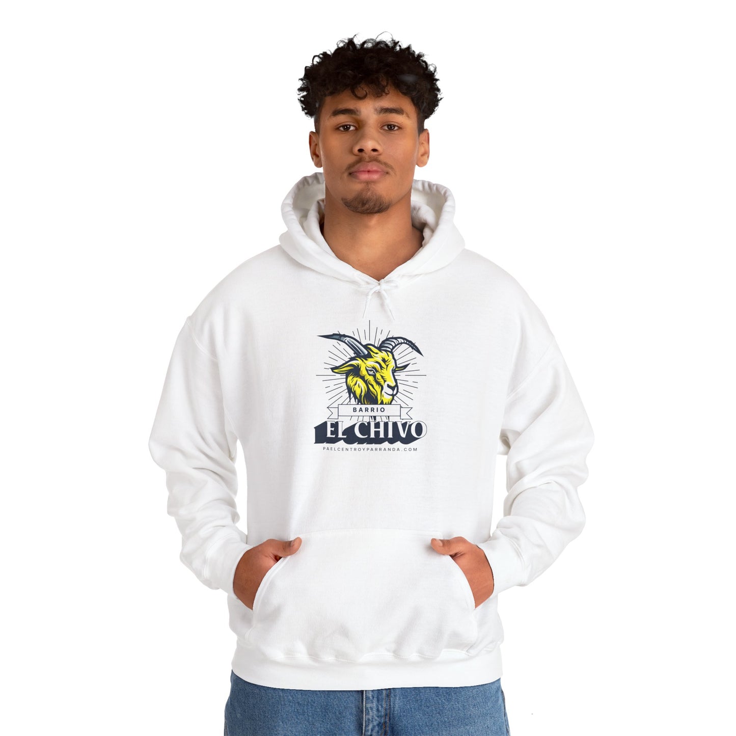 El Chivo, Zaza del Medio. Unisex Heavy Blend™ Hooded Sweatshirt