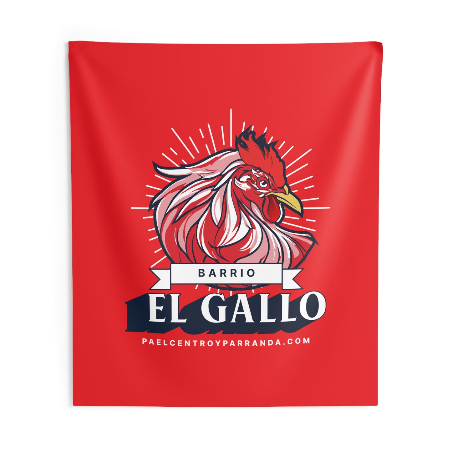 El Gallo, Chambas. Vertical. Indoor Wall Tapestries
