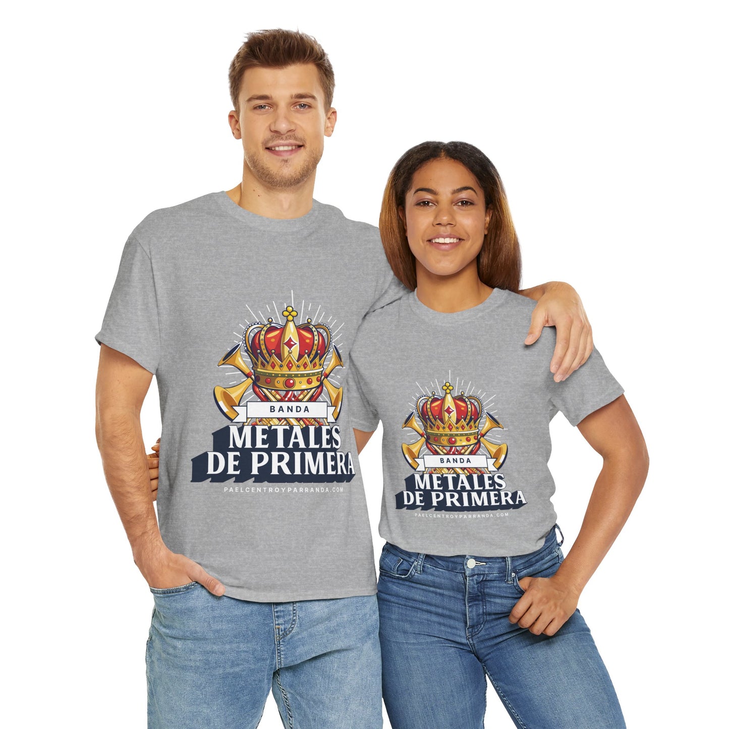Metales de Primera. (adults) Unisex Heavy Cotton Tee