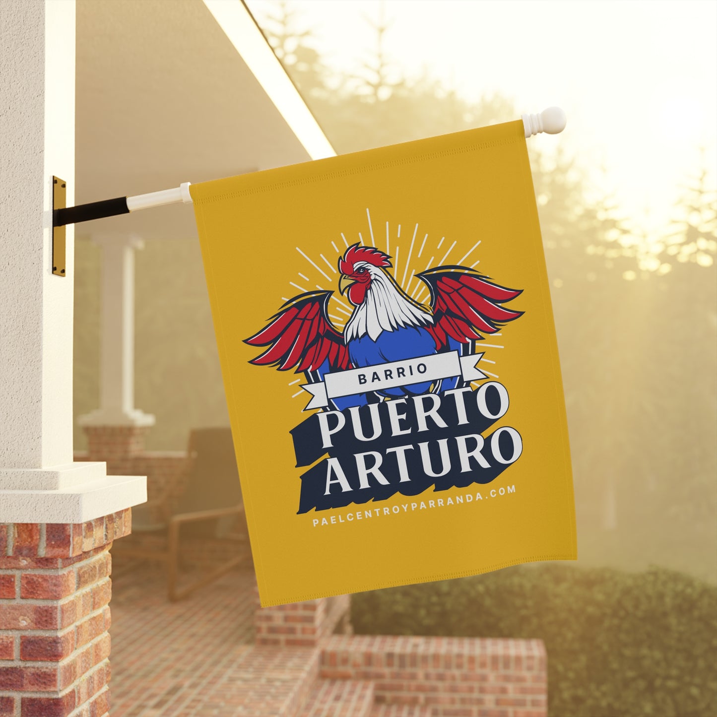 Puerto Arturo, Mayajigua. Garden & House Banner