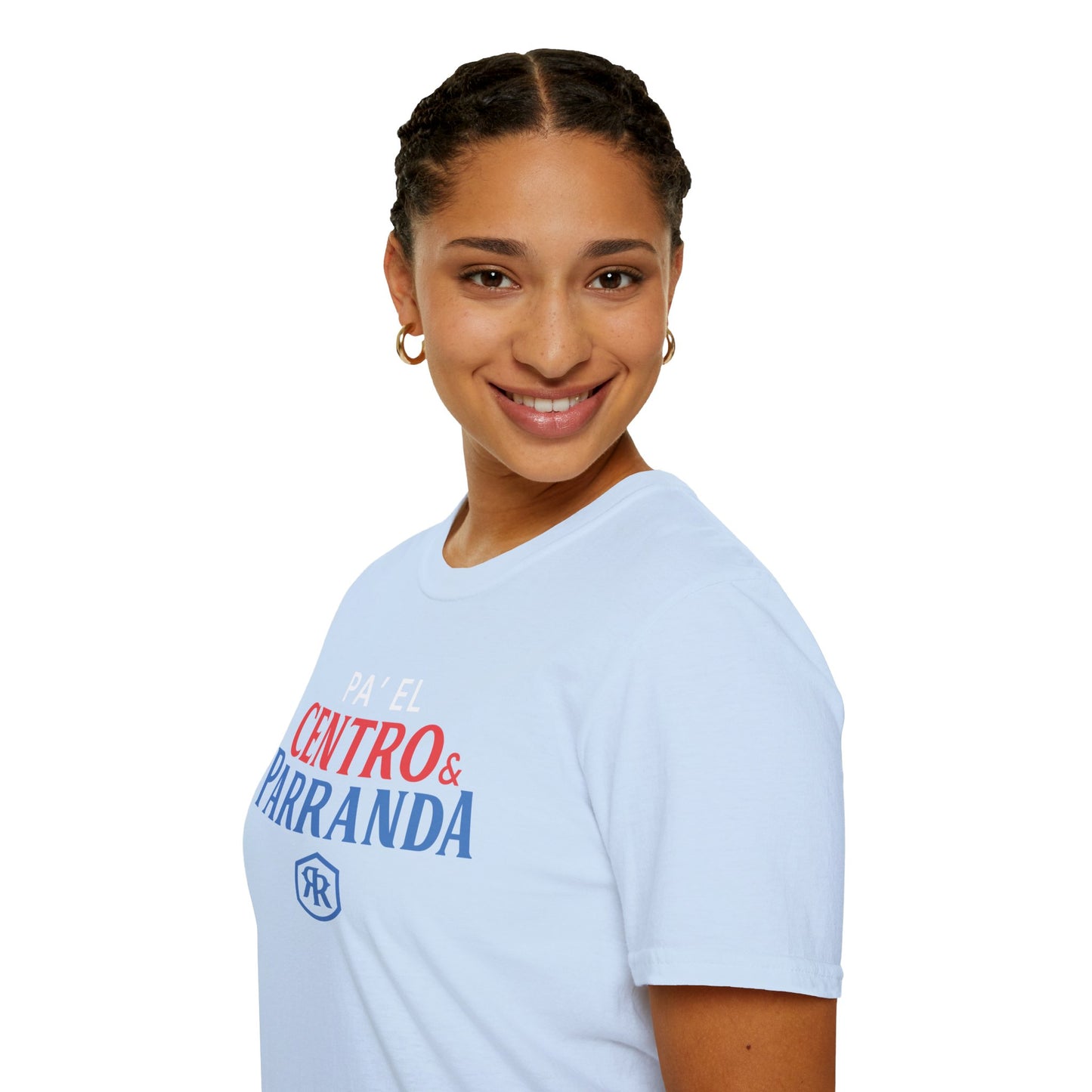 Pa' el centro & parranda, Unisex Softstyle T-Shirt