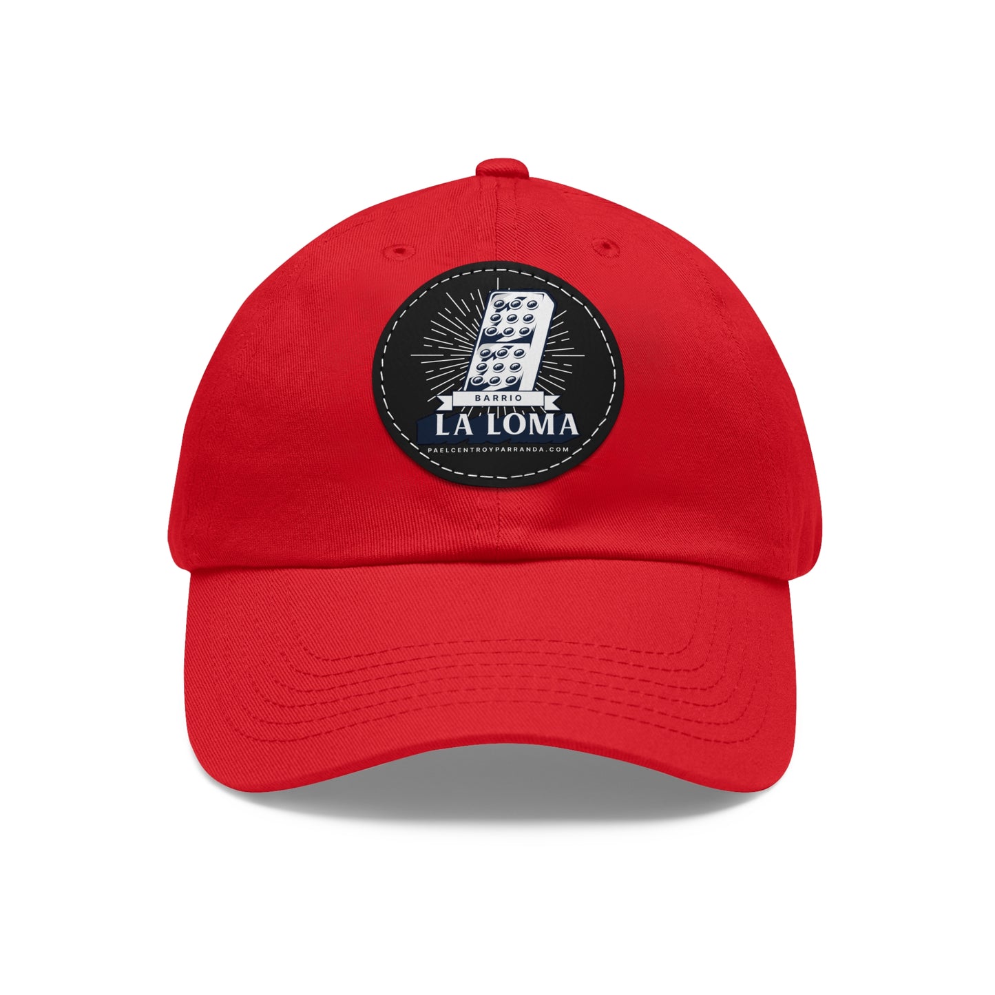 La Loma, Buenavista. Dad Hat with Leather Patch (Round)