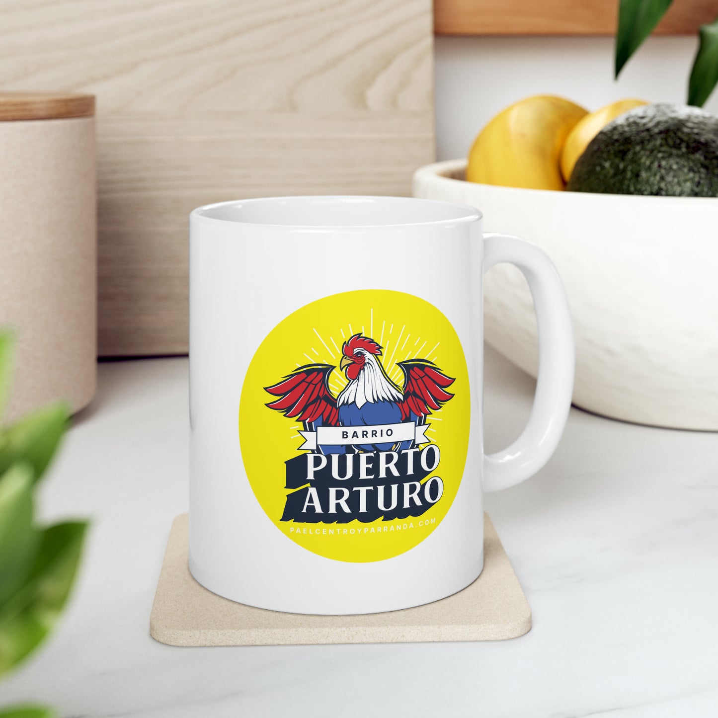 Puerto Arturo, Mayajigua. Ceramic Mug, 11oz