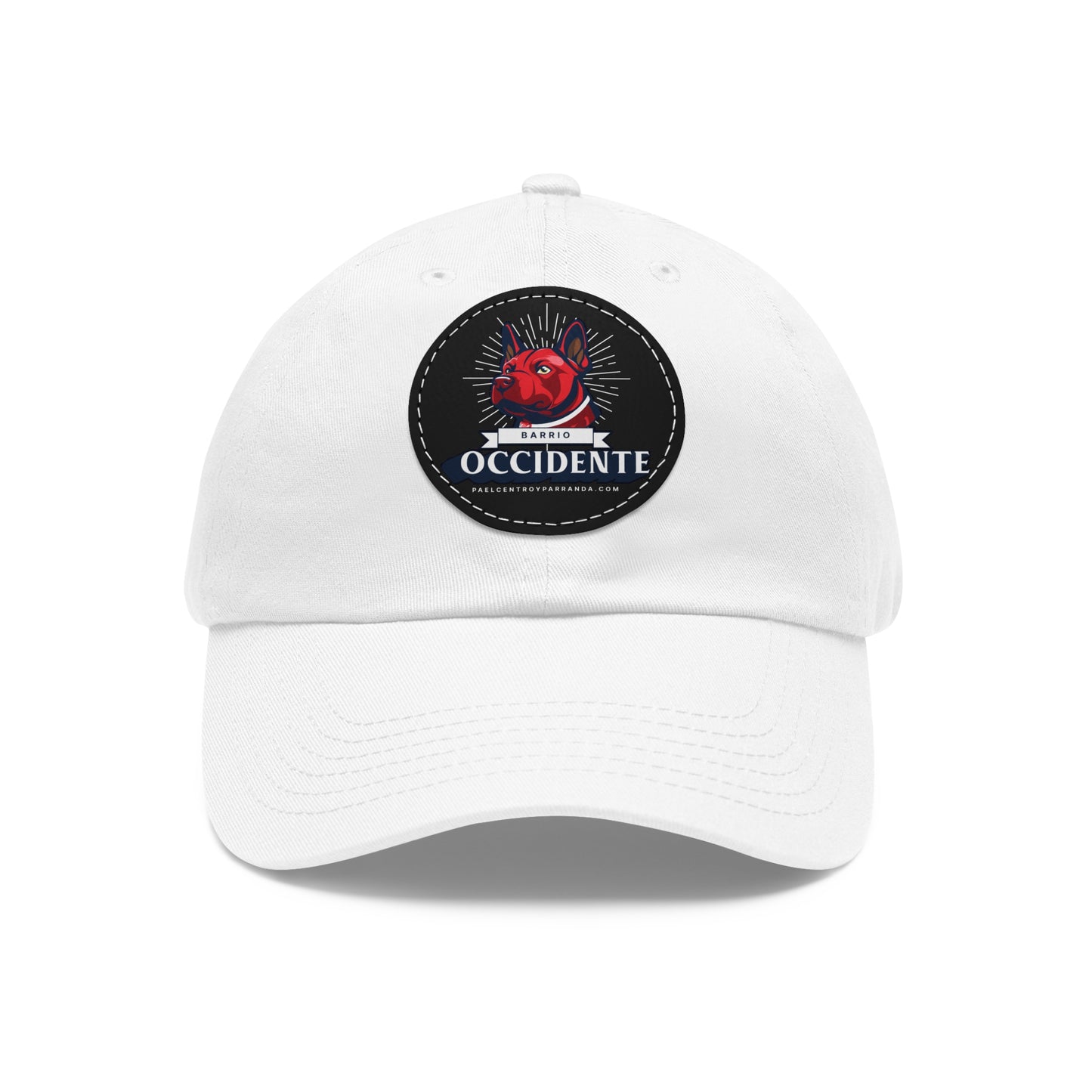 Occidente, Zaza del Medio. Dad Hat with Leather Patch (Round)