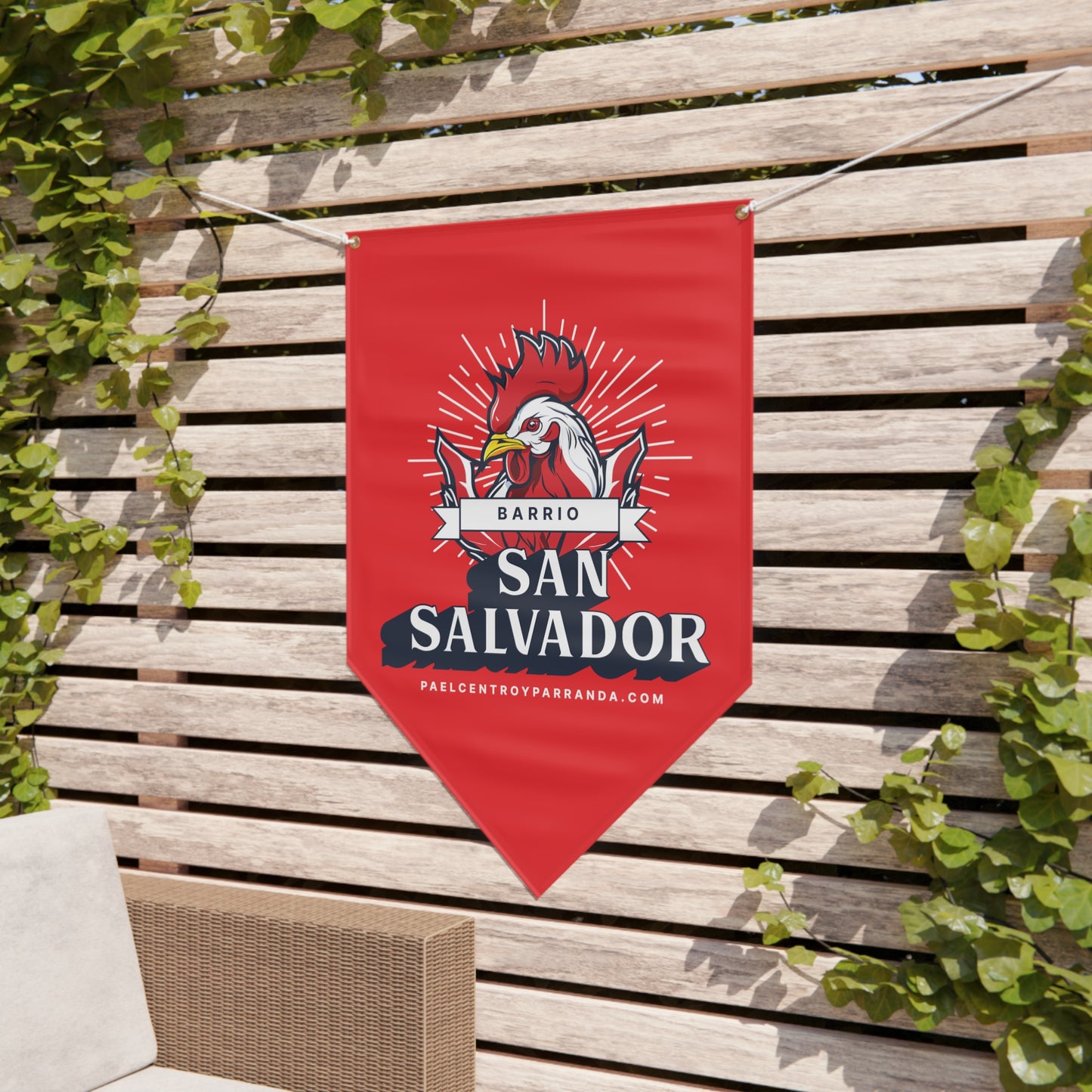 San Salvador, Remedios. Pennant Banner
