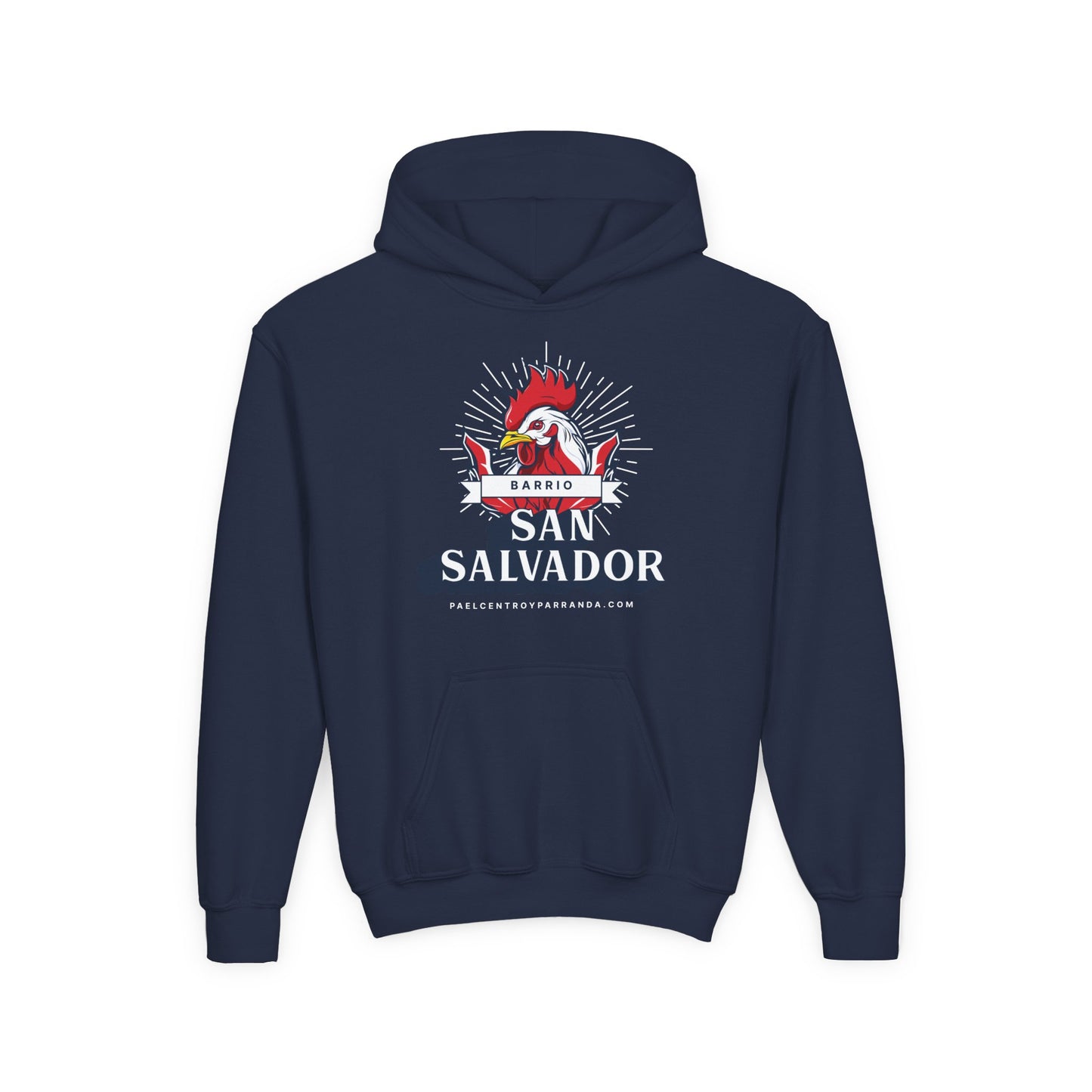San Salvador, Remedios. (niños) Youth Hooded Sweatshirt