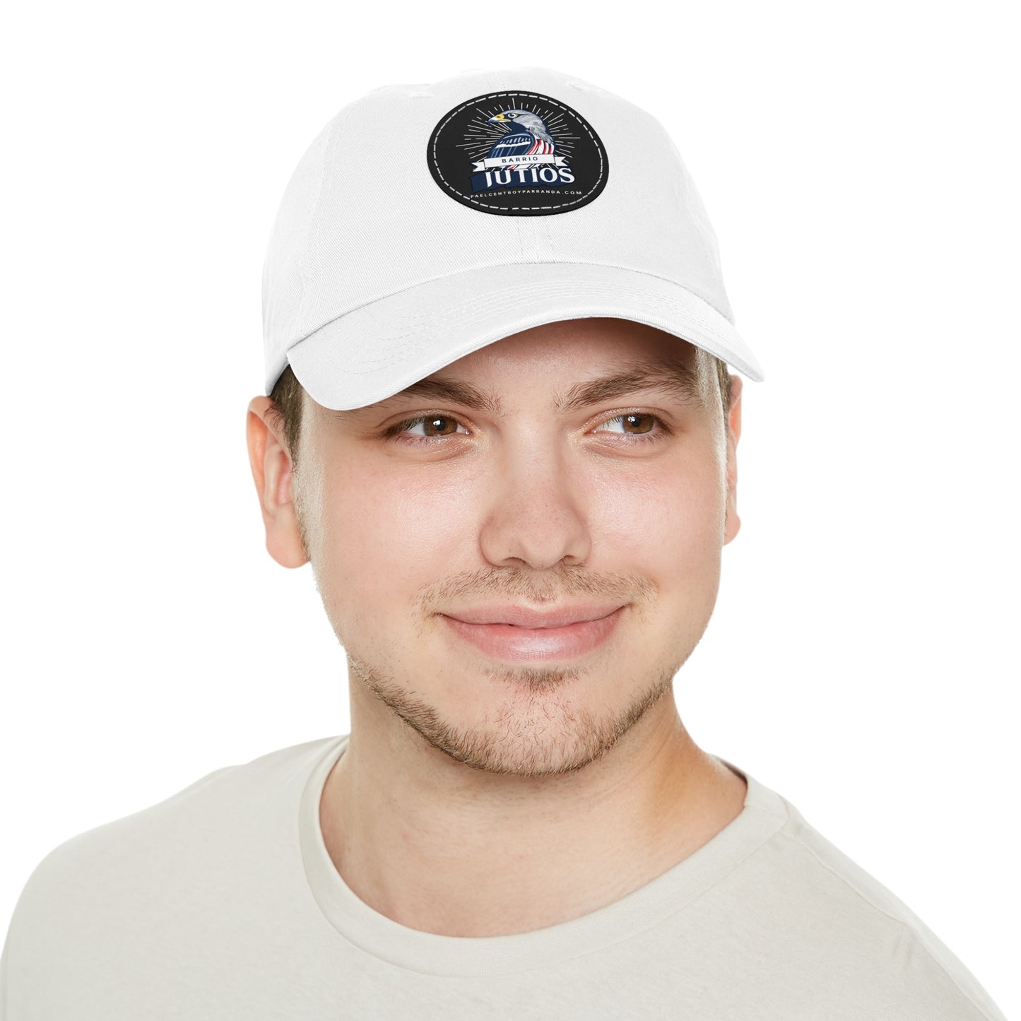 Jutíos, Vueltas. Dad Hat with Leather Patch (Round)