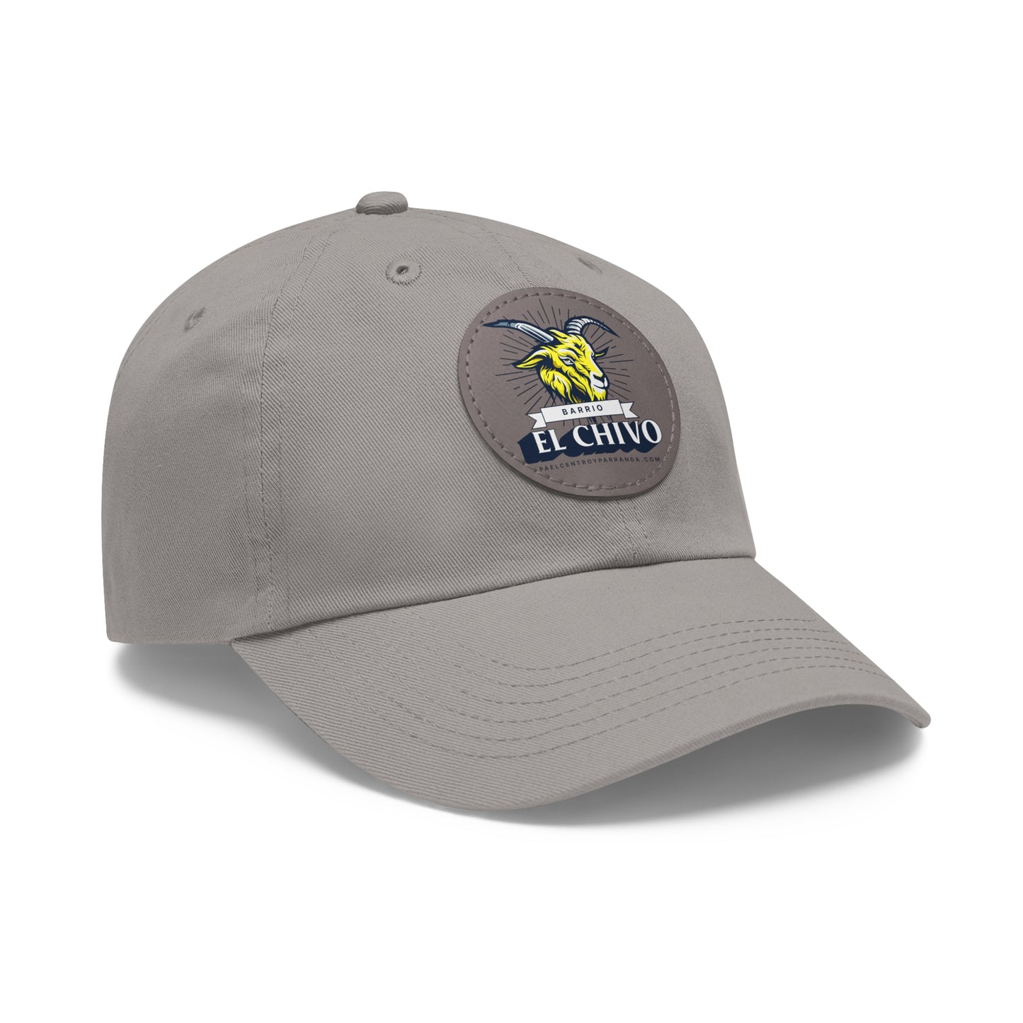 El Chivo, Zaza del Medio. Dad Hat with Leather Patch (Round)