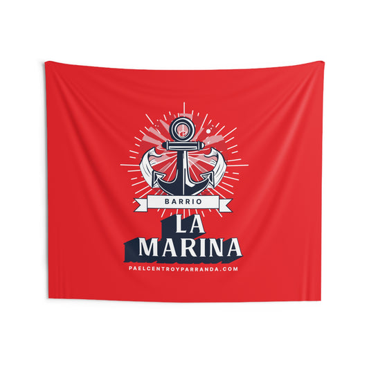 La Marina, Caibarién. Horizontal Indoor Wall Tapestries