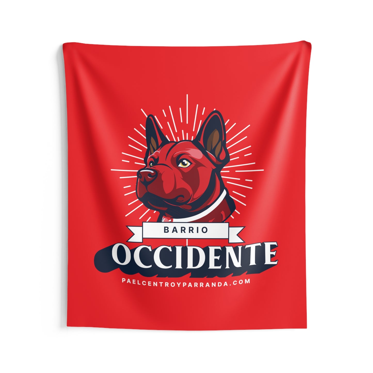 Occidente, Zaza del Medio. Vertical Indoor Wall Tapestries