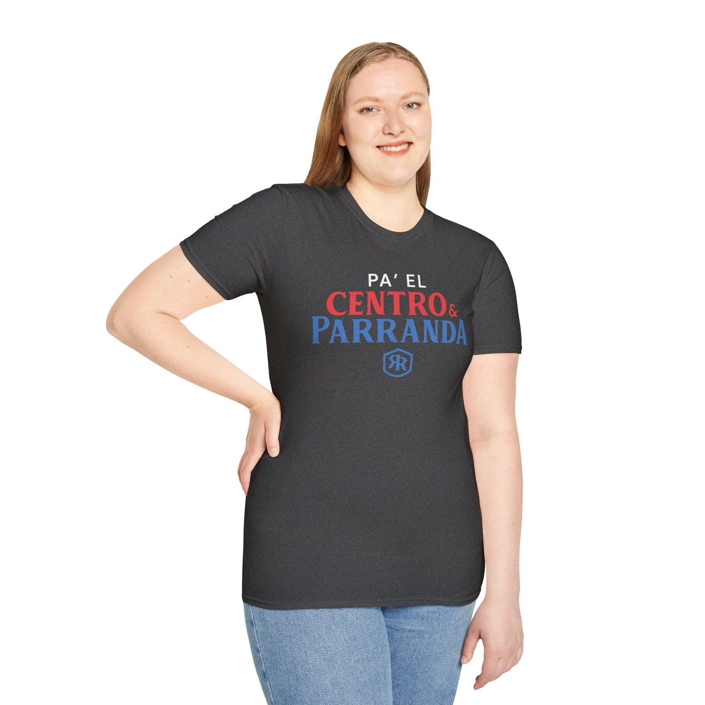 Pa' el centro & parranda, Unisex Softstyle T-Shirt