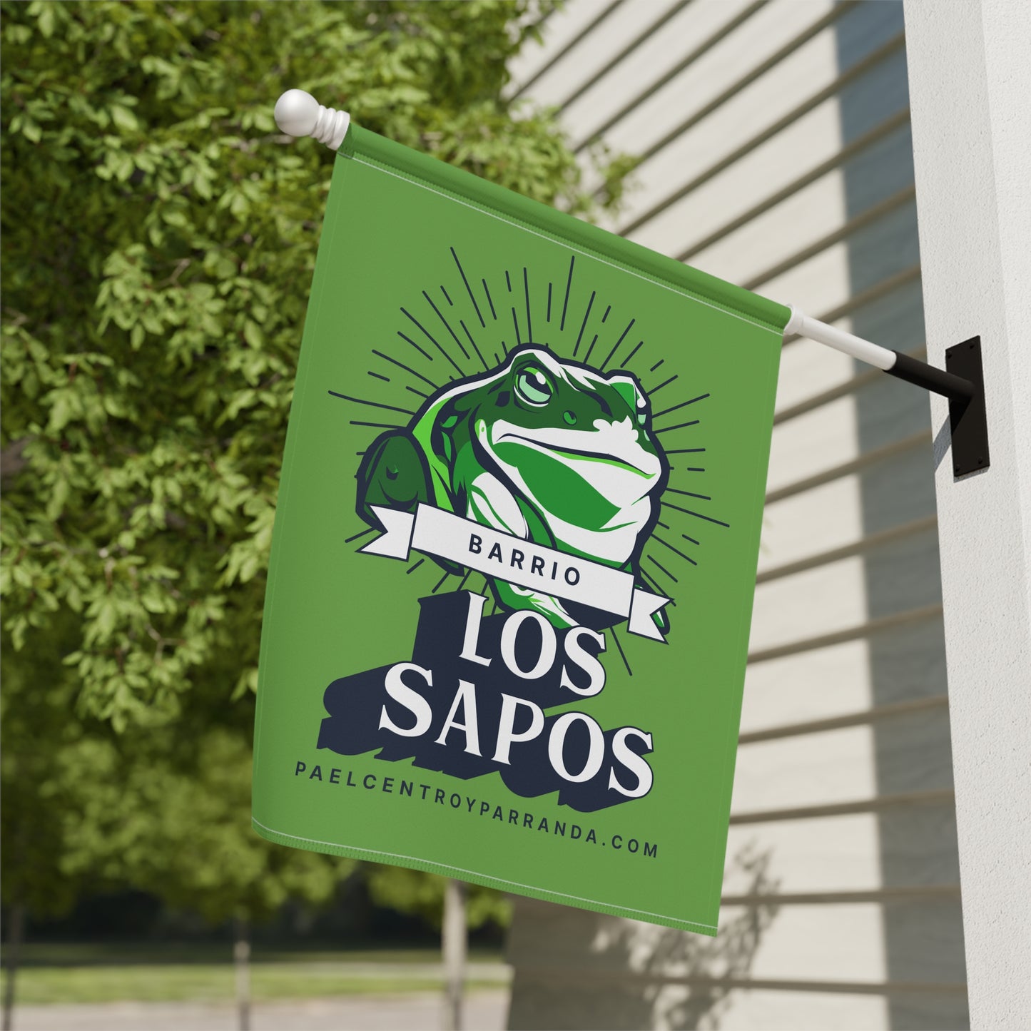 Los Sapos, Calabazar de Sagua. Garden & House Banner