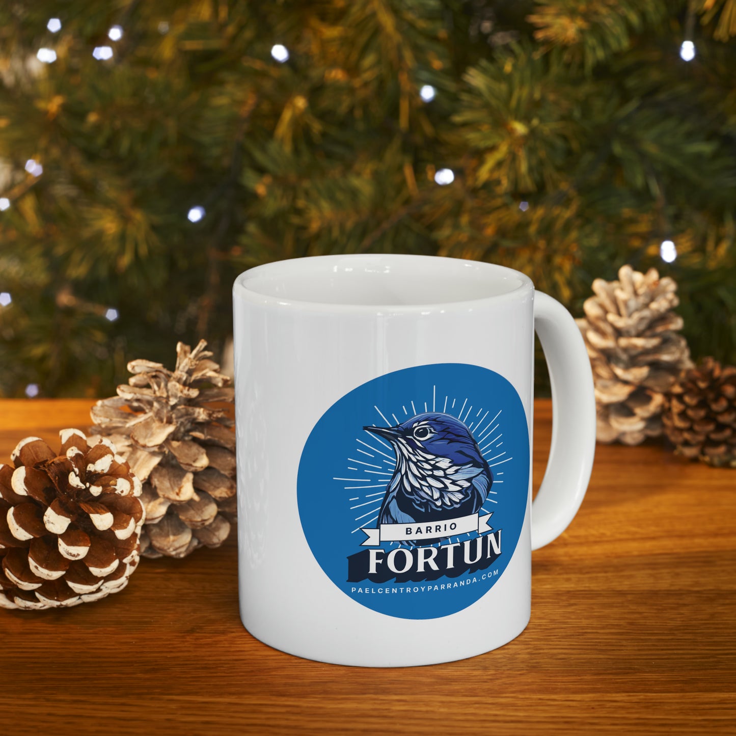 Fortún, Placetas. Ceramic Mug, 11oz