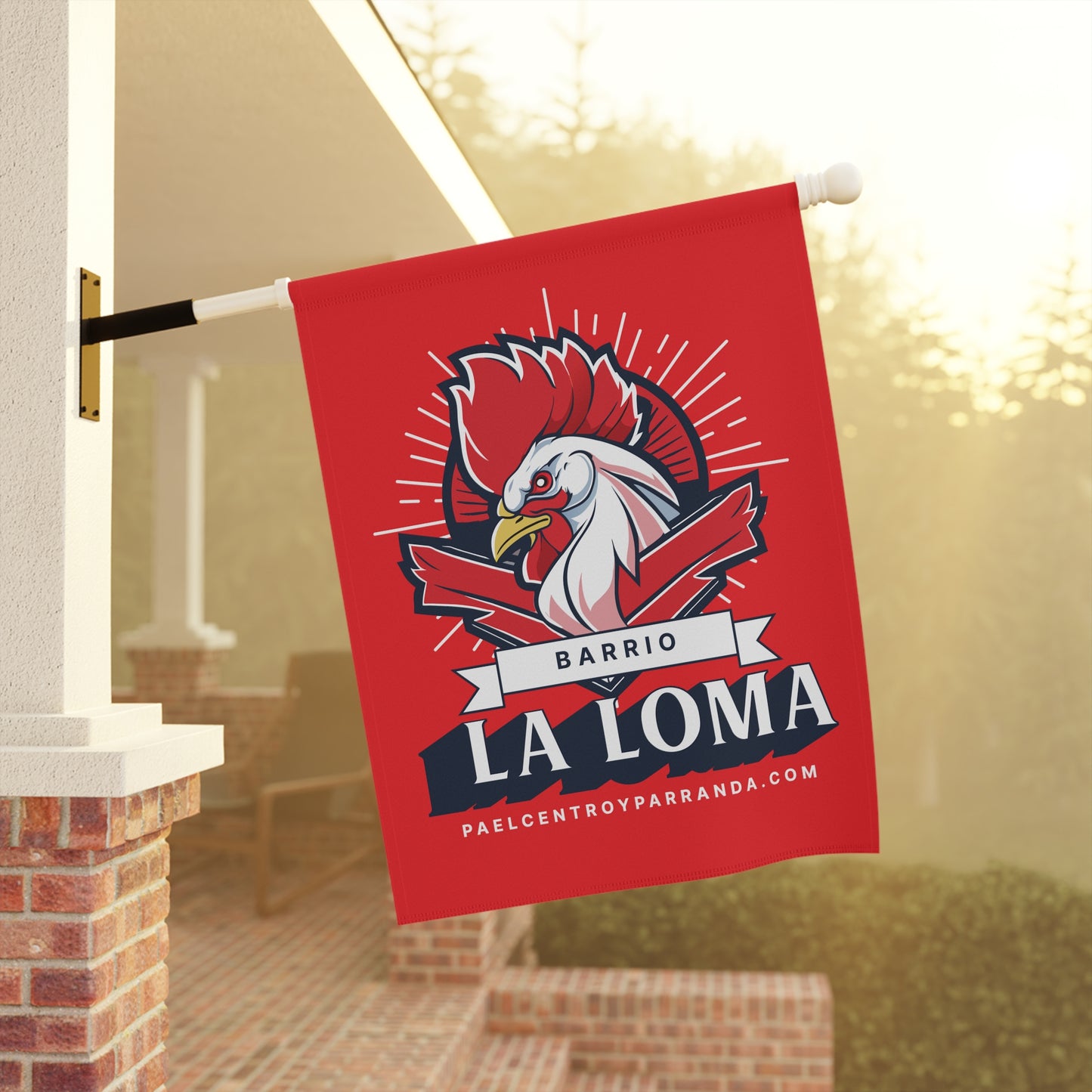 La Loma, Yaguajay. Garden & House Banner