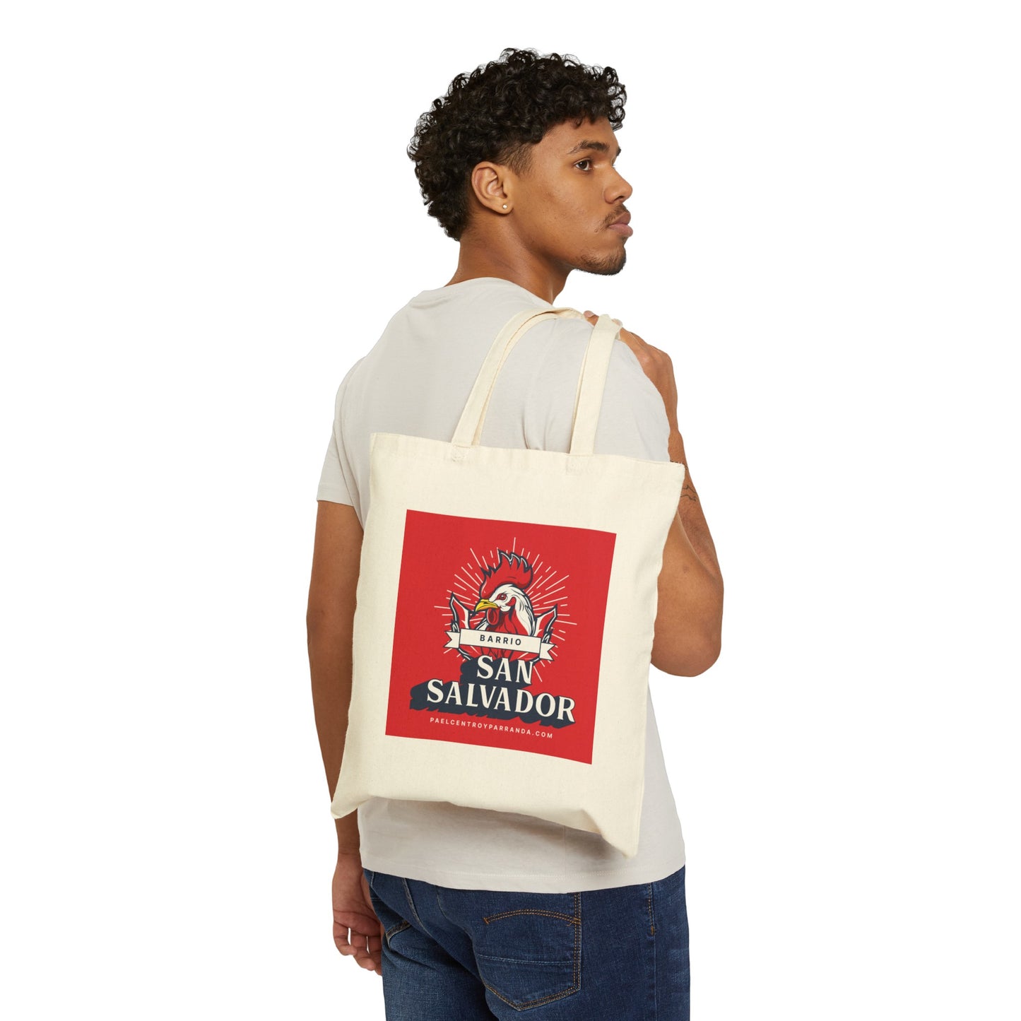 San Salvador, Remedios. Cotton Canvas Tote Bag