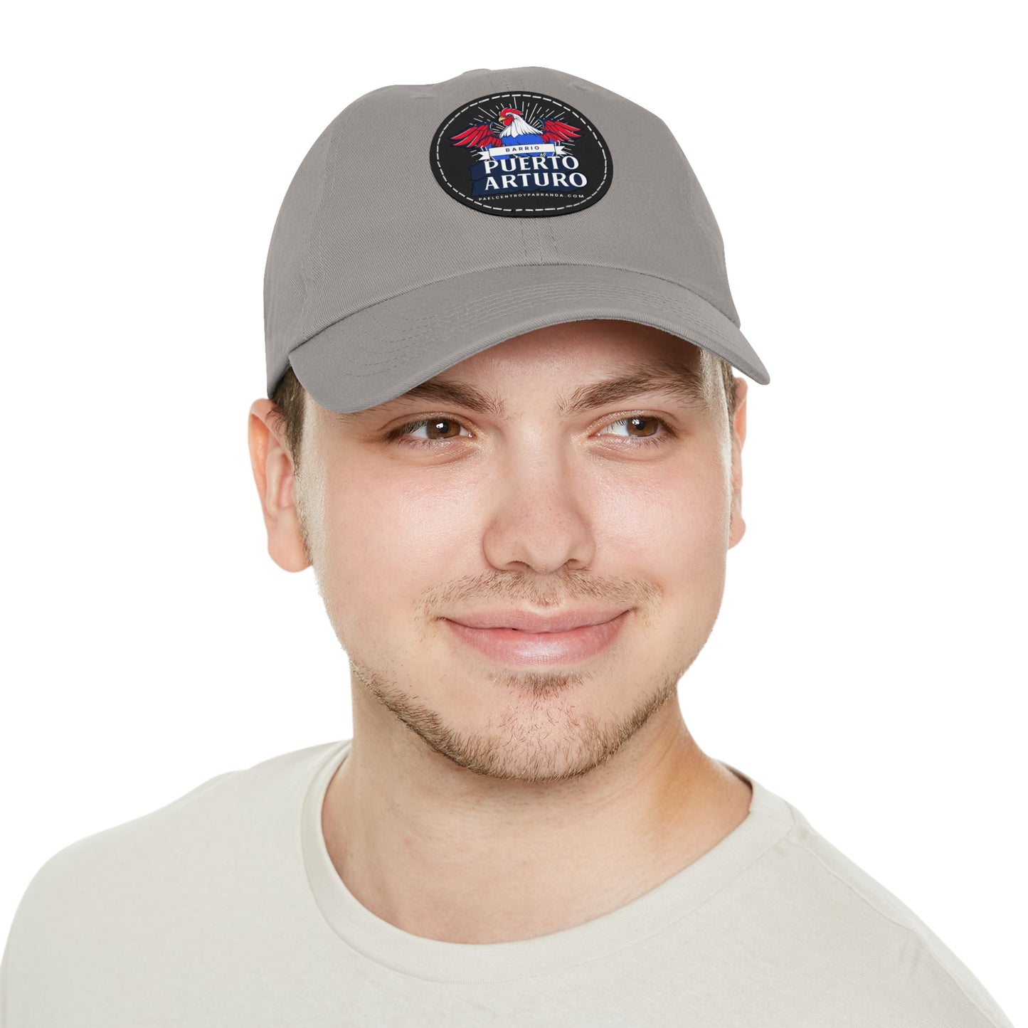 Puerto Arturo, Mayajigua. Dad Hat with Leather Patch (Round)