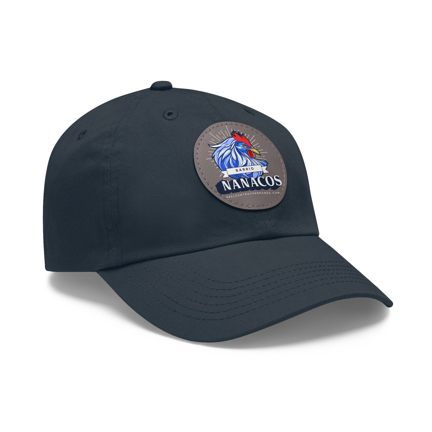 Ñañacos, Vueltas. Dad Hat with Leather Patch (Round)