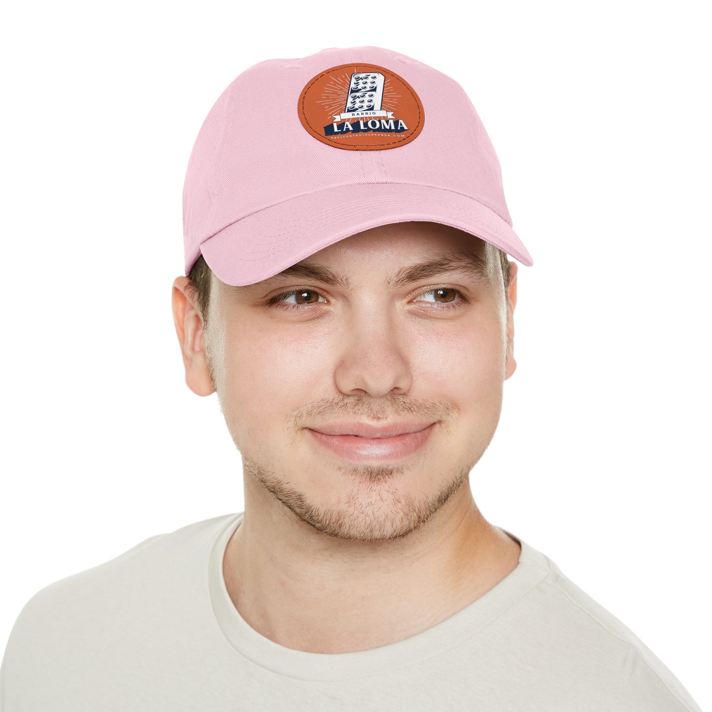 La Loma, Buenavista. Dad Hat with Leather Patch (Round)