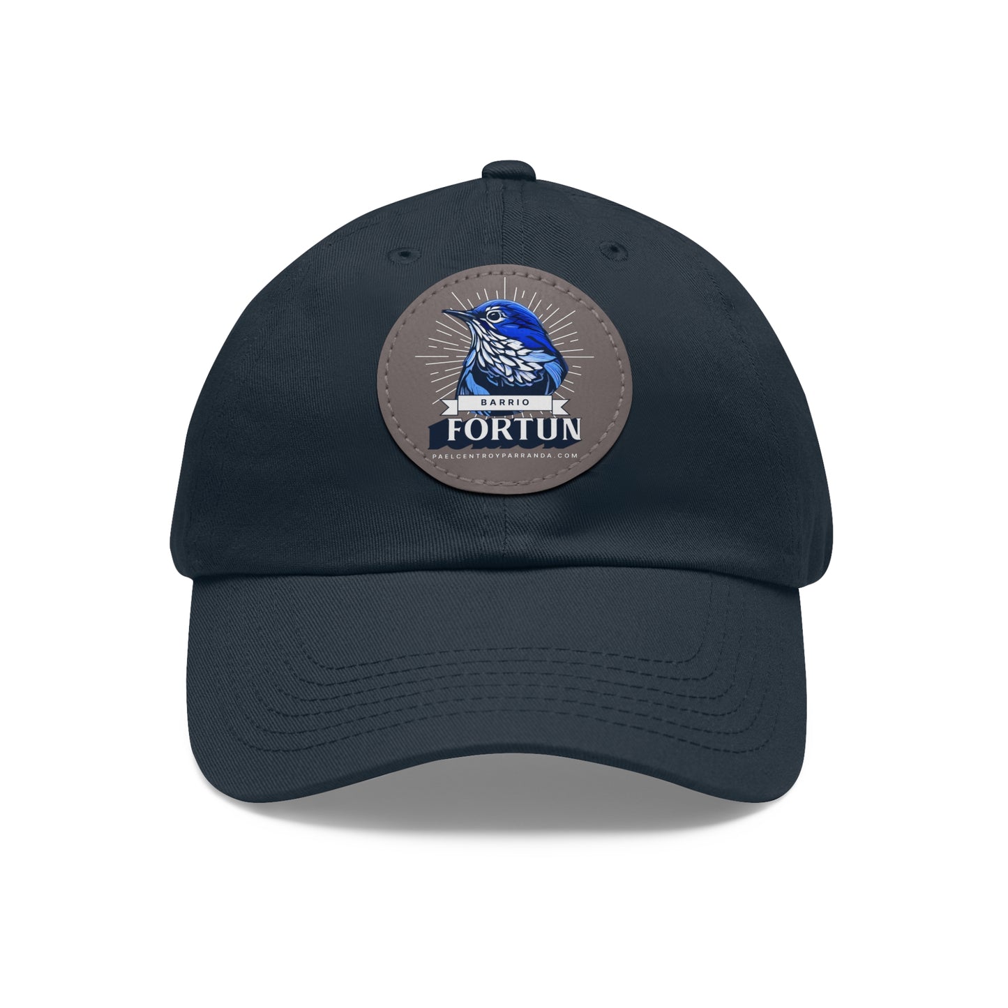 Fortún, Placetas. Dad Hat with Leather Patch (Round)