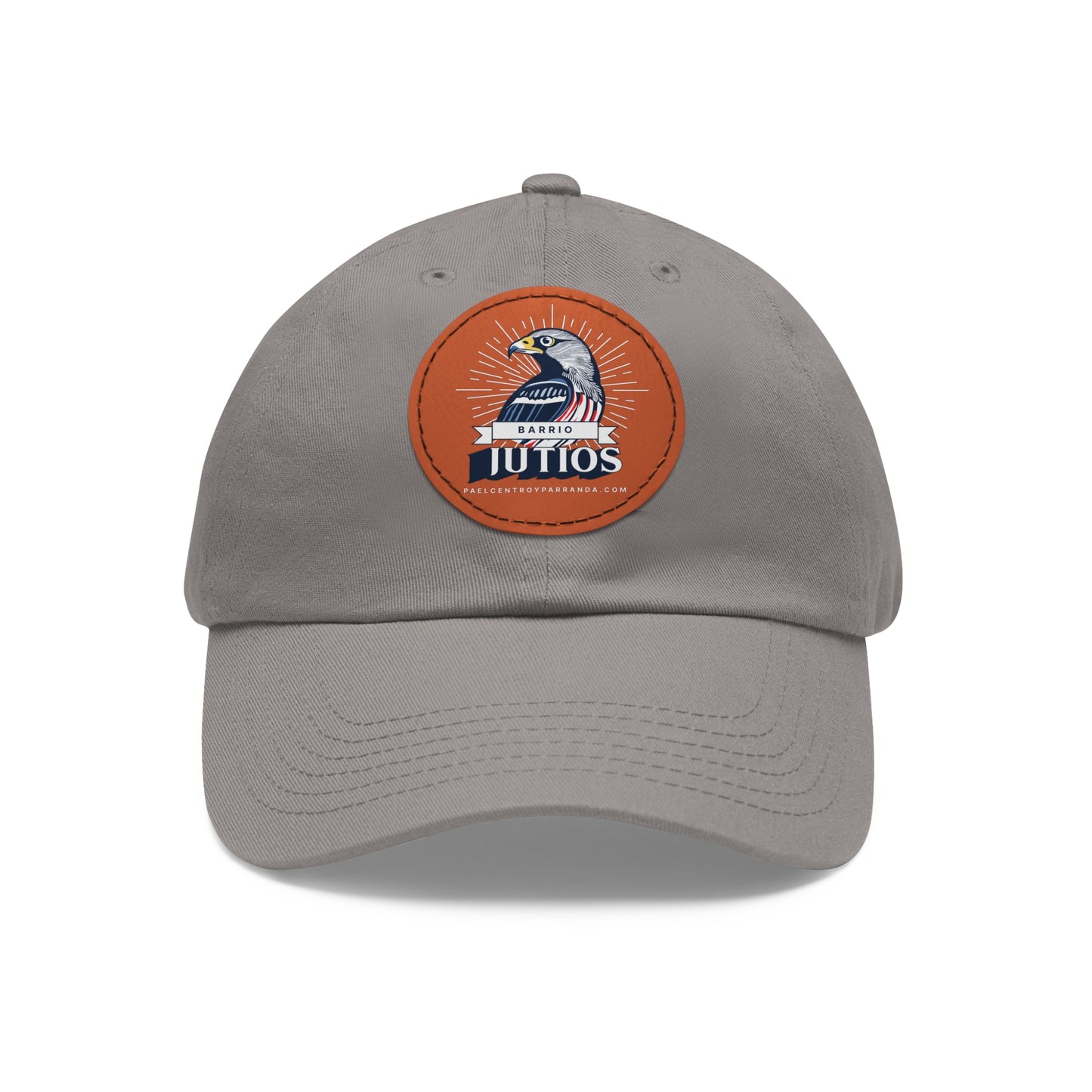 Jutíos, Vueltas. Dad Hat with Leather Patch (Round)