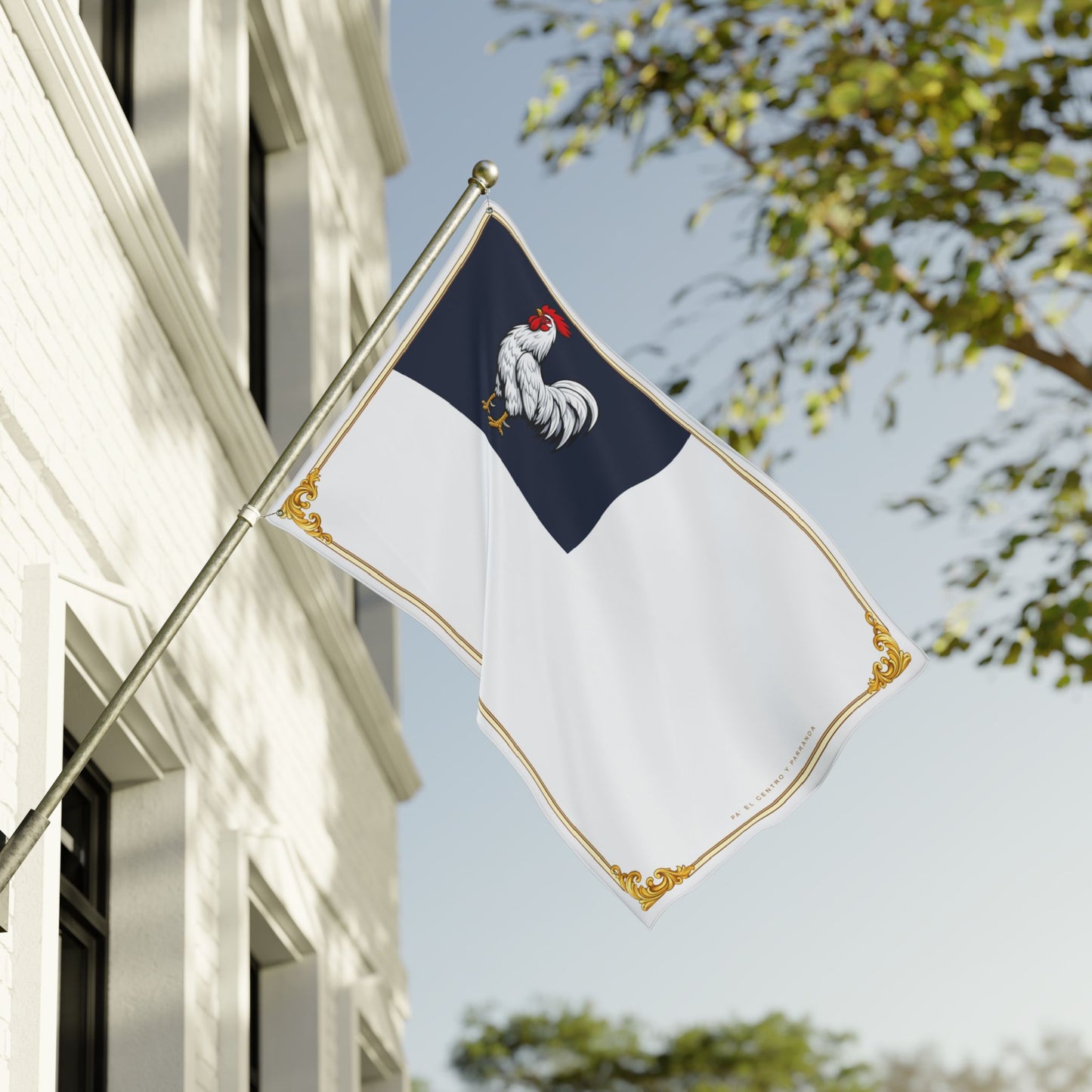 San Salvador, Remedios. Double Sided Flag