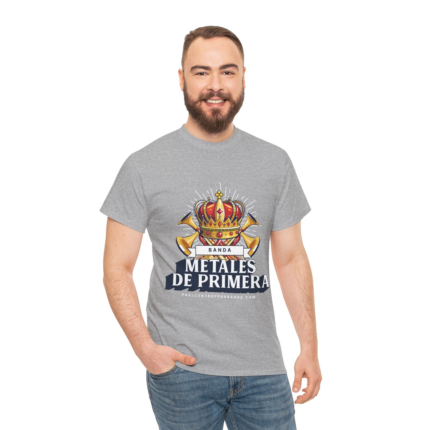 Metales de Primera. (adults) Unisex Heavy Cotton Tee