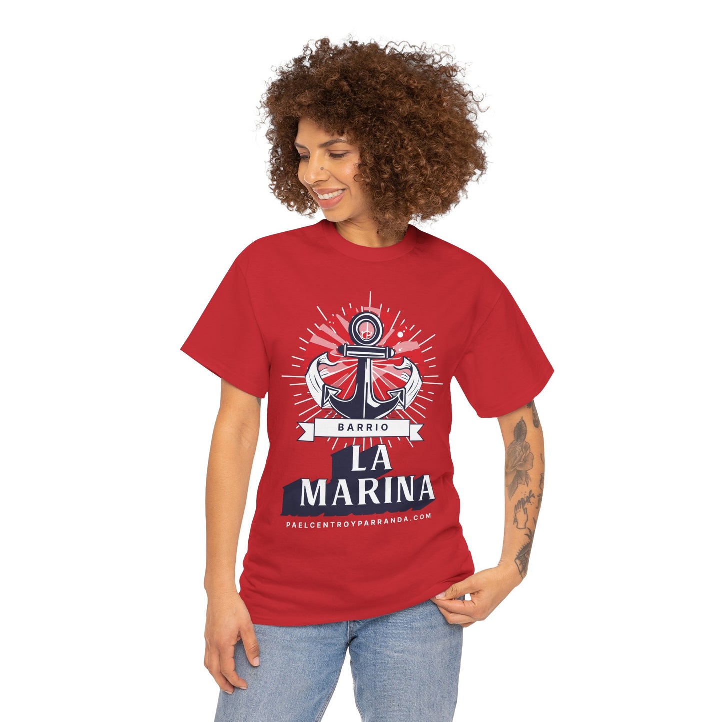 La Marina, Caibarién. Unisex Heavy Cotton Tee