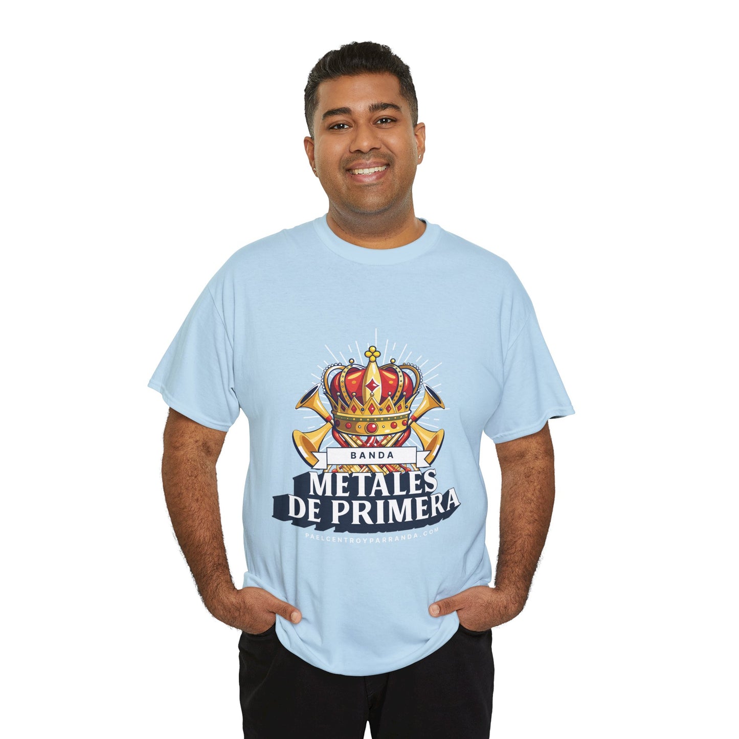 Metales de Primera. (adults) Unisex Heavy Cotton Tee