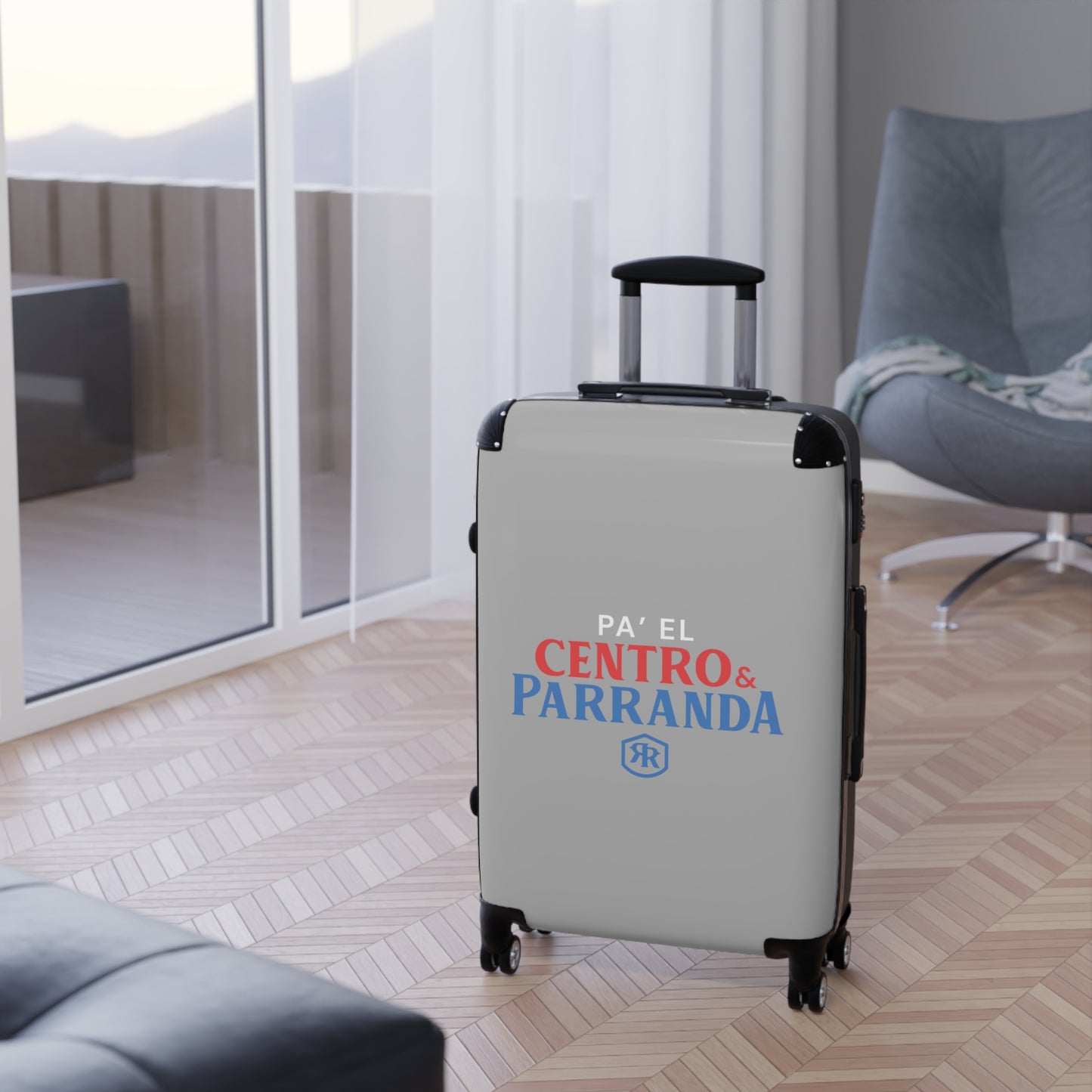 Pa´ el centro y parranda. Suitcase