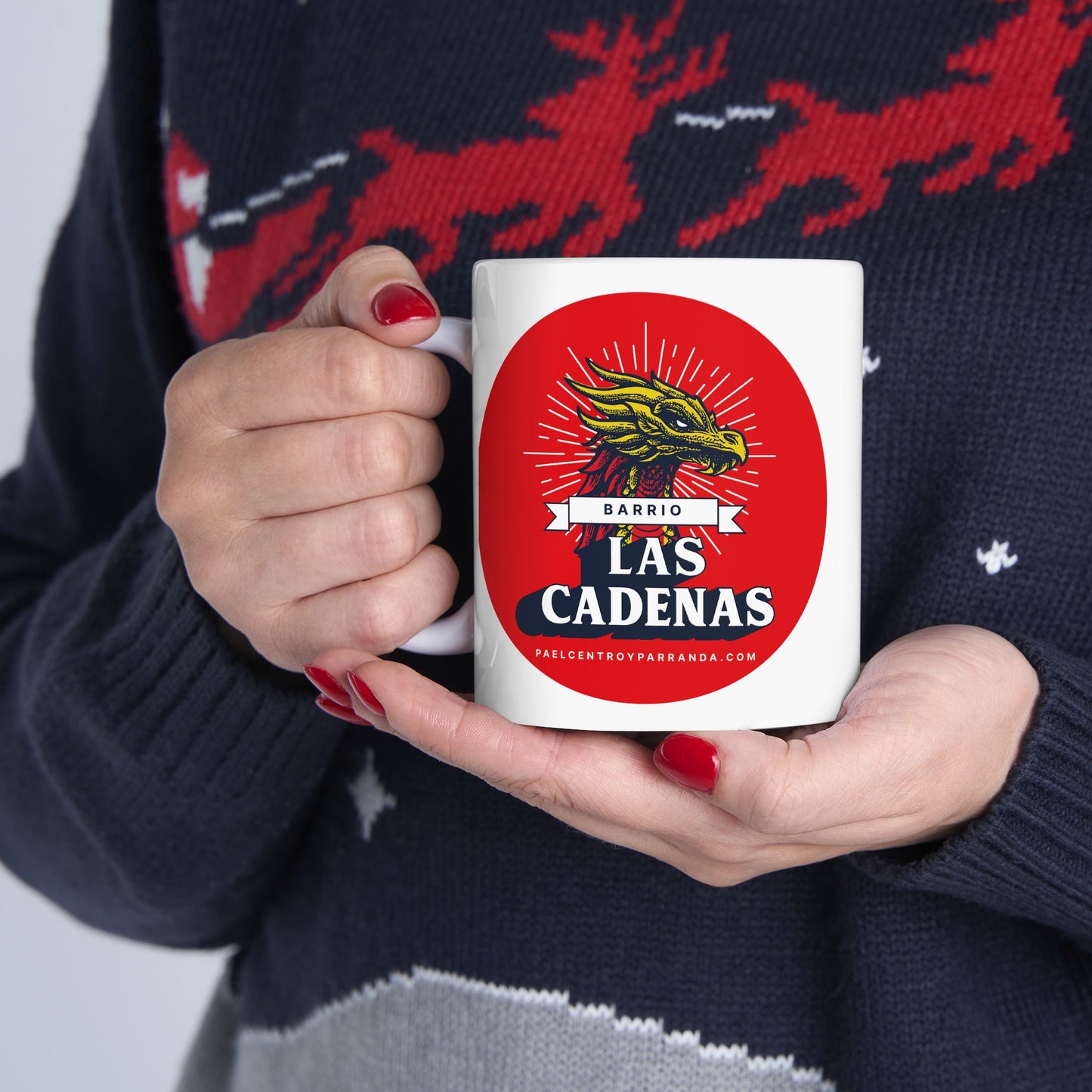 Las Cadenas, Mordazo. Ceramic Mug, (11oz, 15oz)