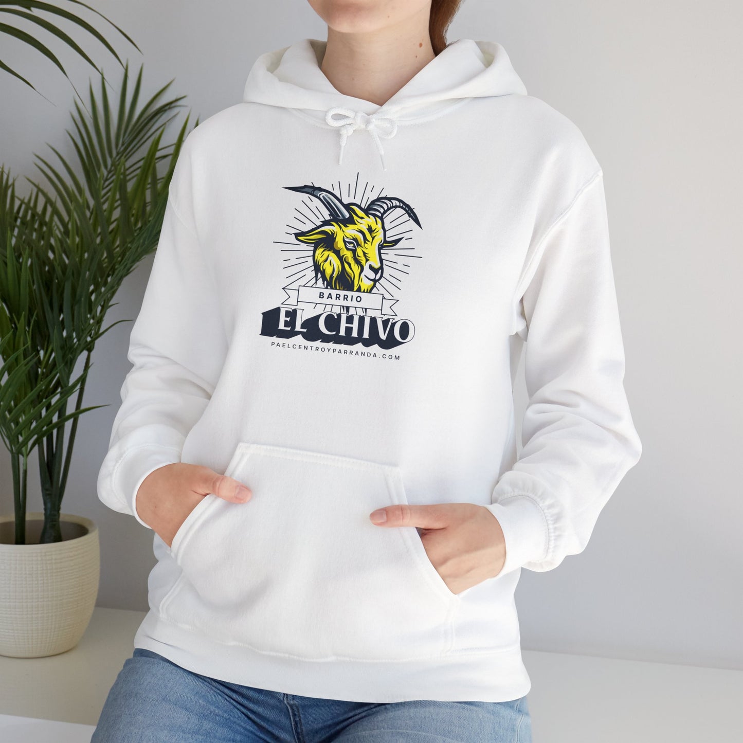 El Chivo, Zaza del Medio. Unisex Heavy Blend™ Hooded Sweatshirt