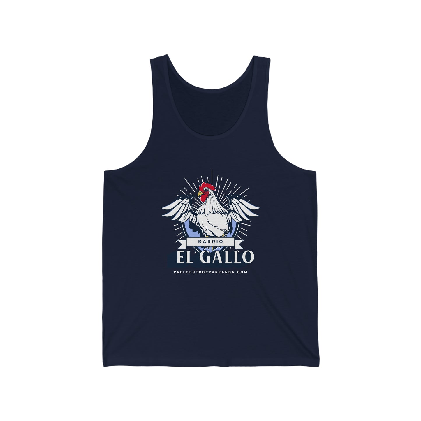 El Gallo, Taguayabón. Unisex Jersey Tank