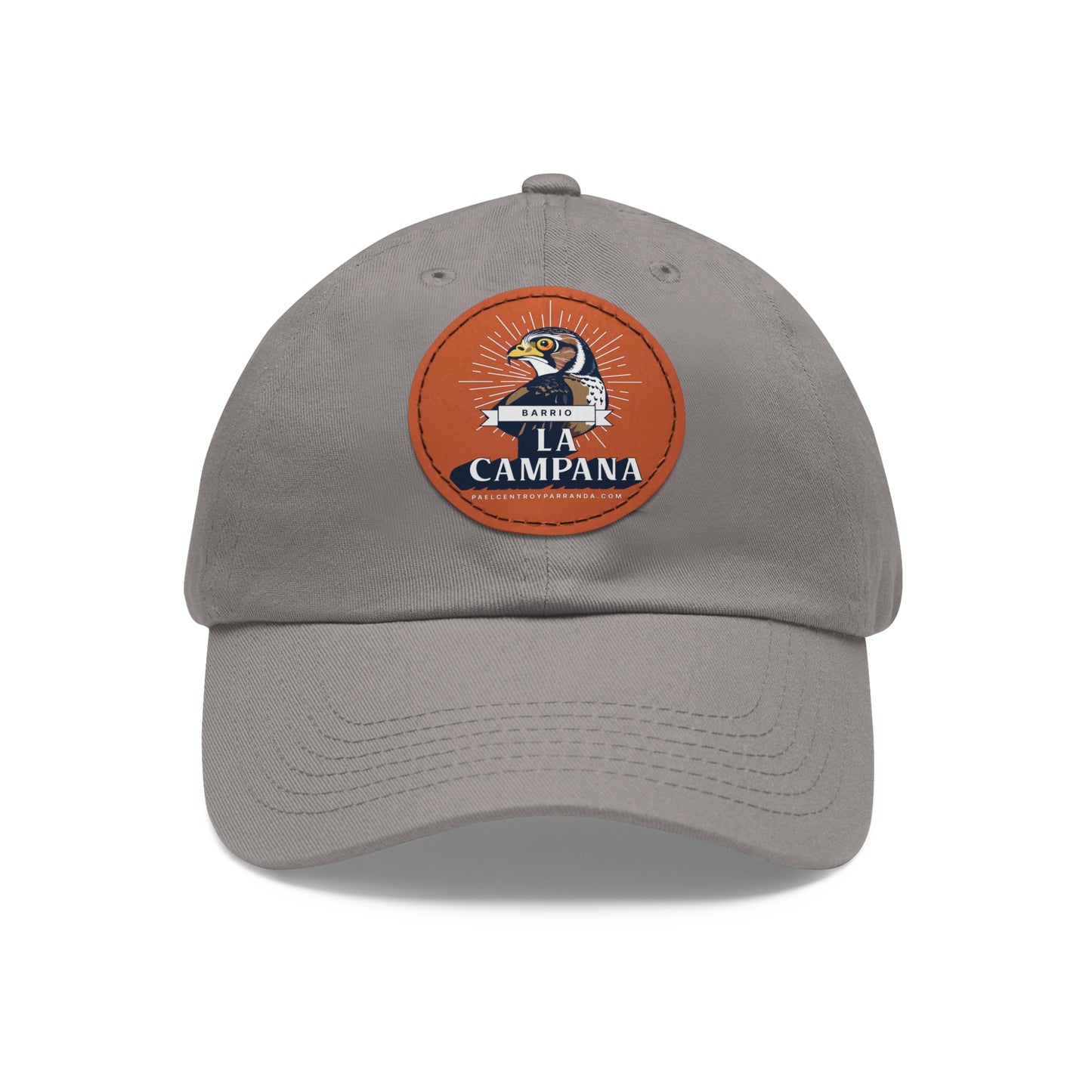 La Campana, Mayajigua. Dad Hat with Leather Patch (Round)