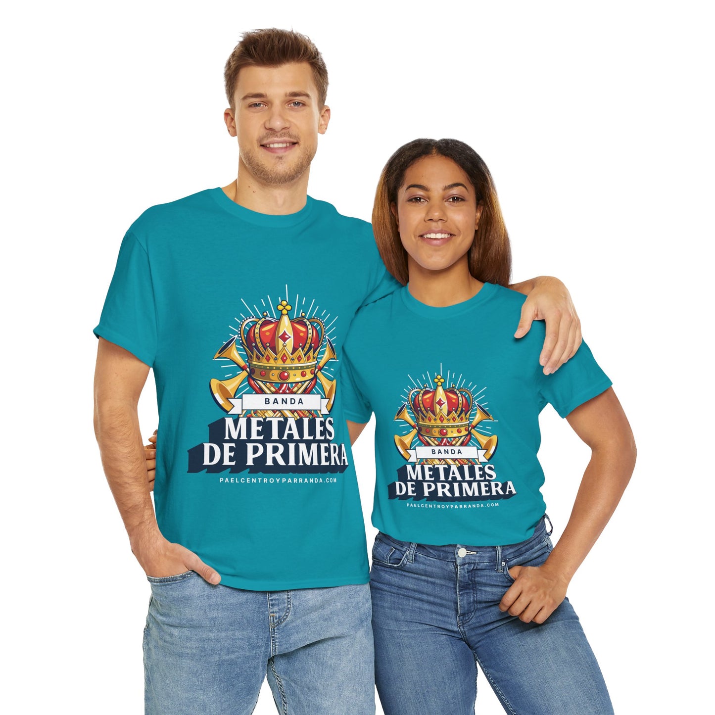 Metales de Primera. (adults) Unisex Heavy Cotton Tee