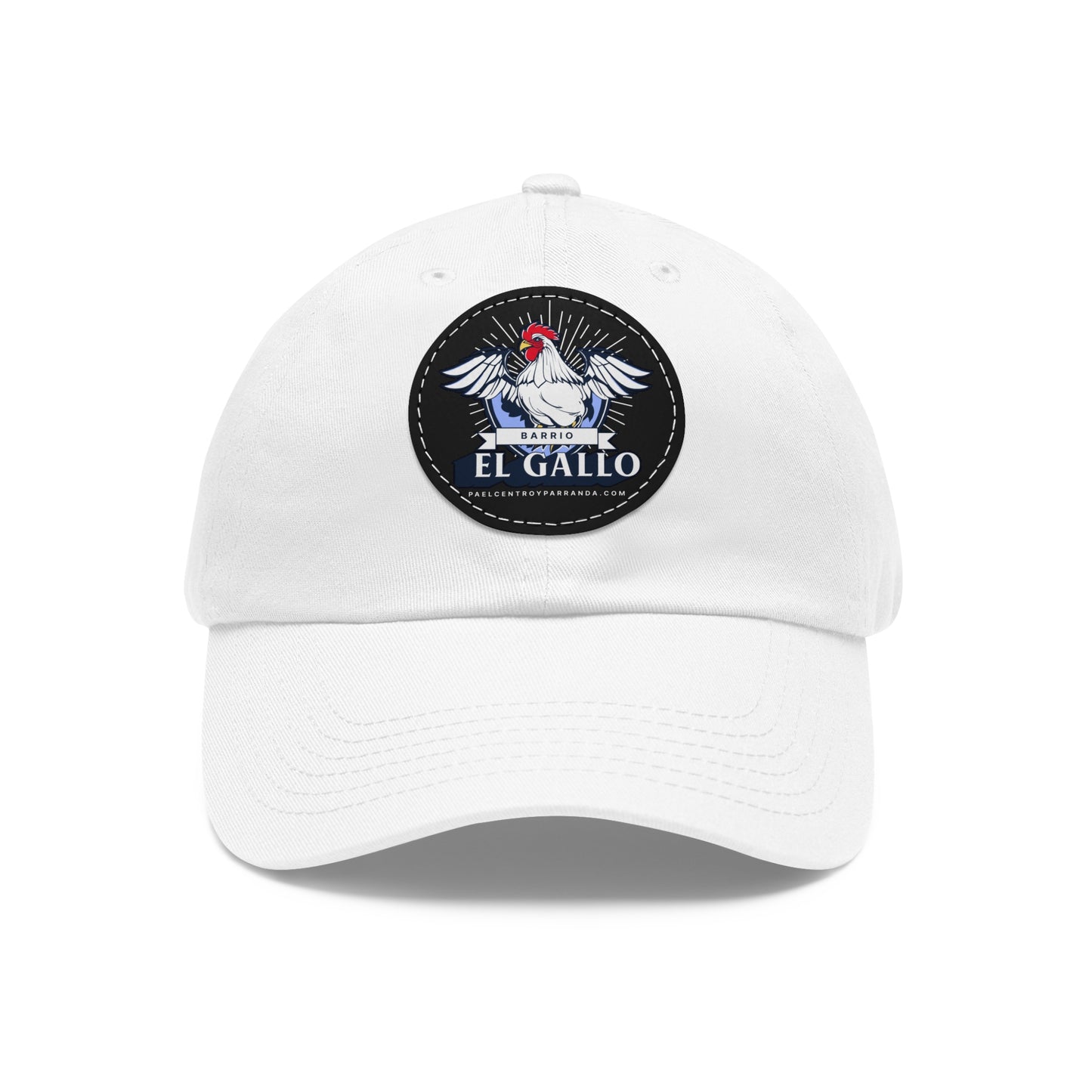 El Gallo, Taguayabón. Dad Hat with Leather Patch (Round)