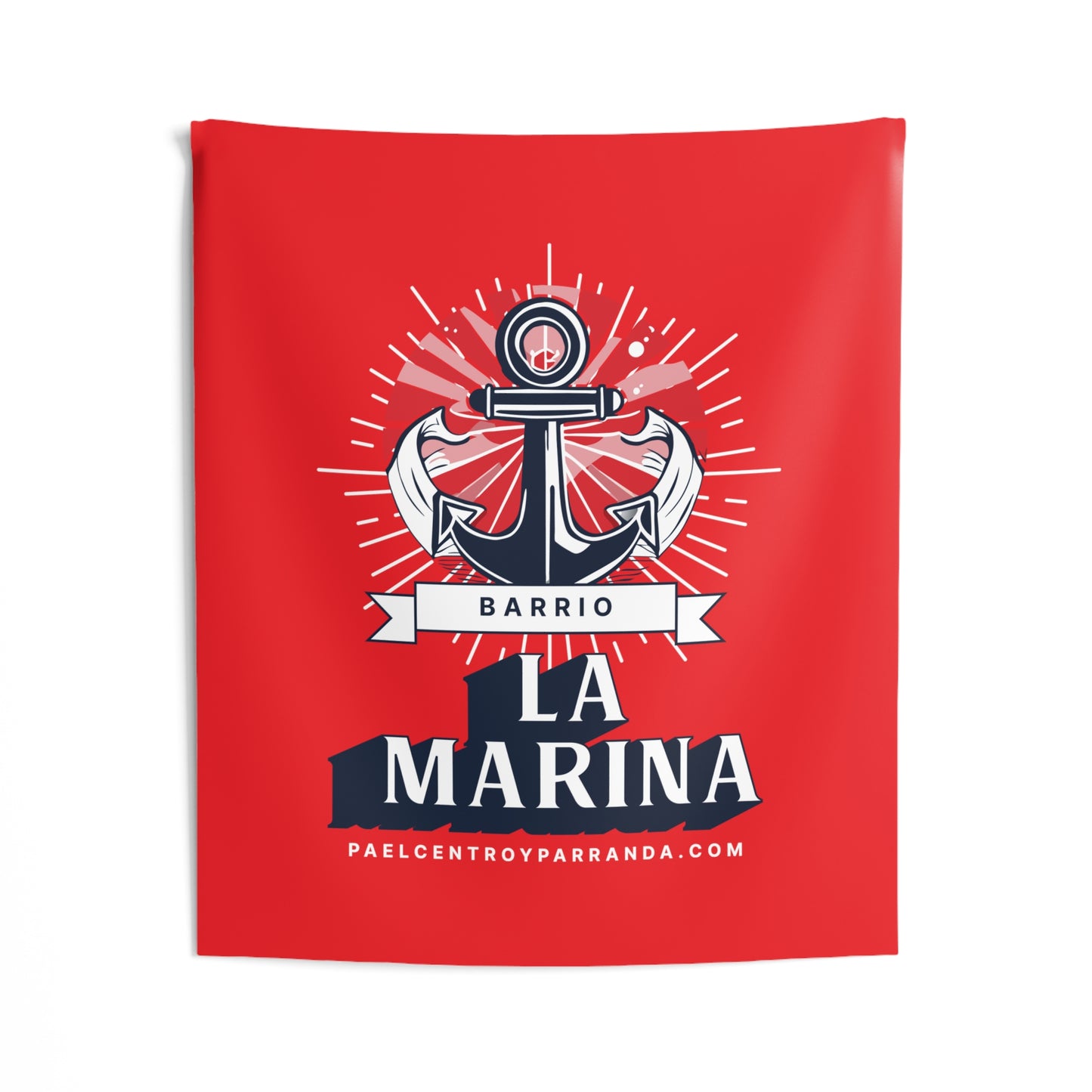 La Marina, Caibarién. Vertical. Indoor Wall Tapestries