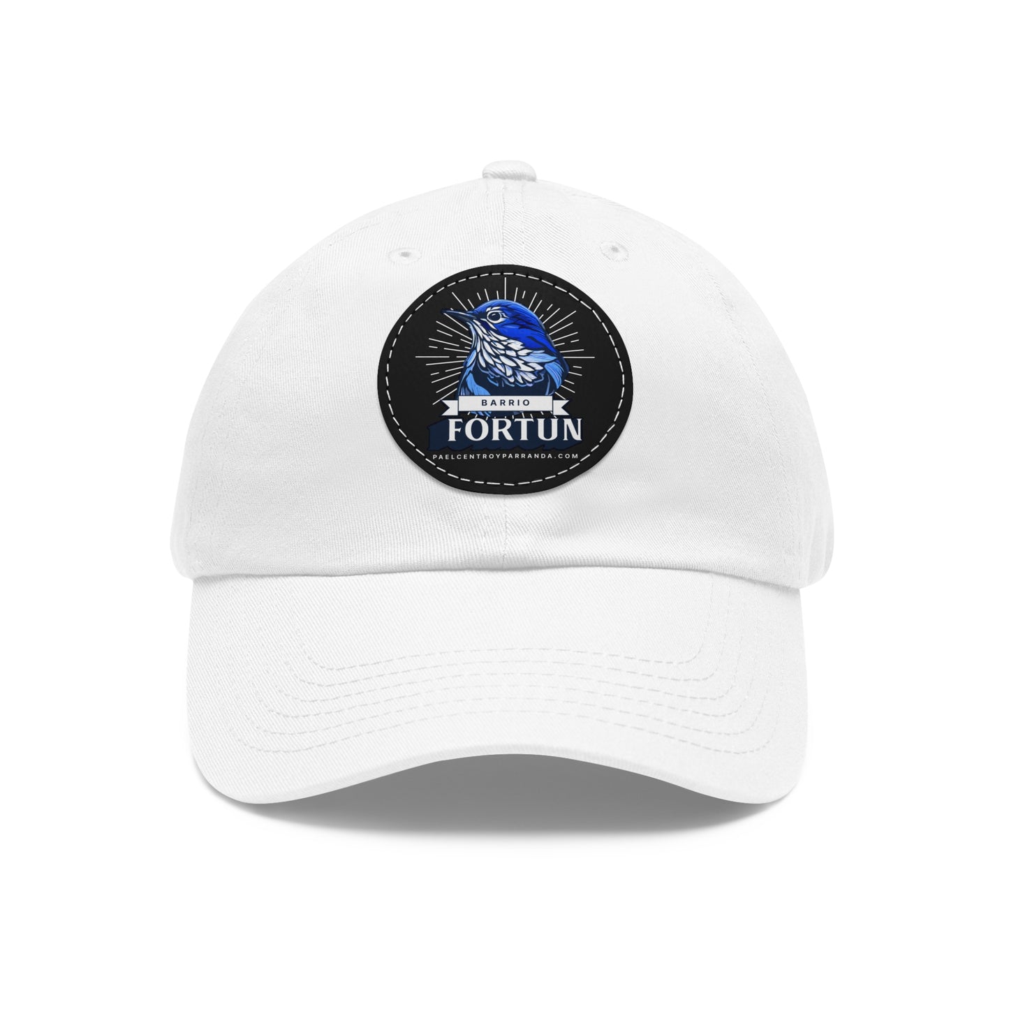 Fortún, Placetas. Dad Hat with Leather Patch (Round)