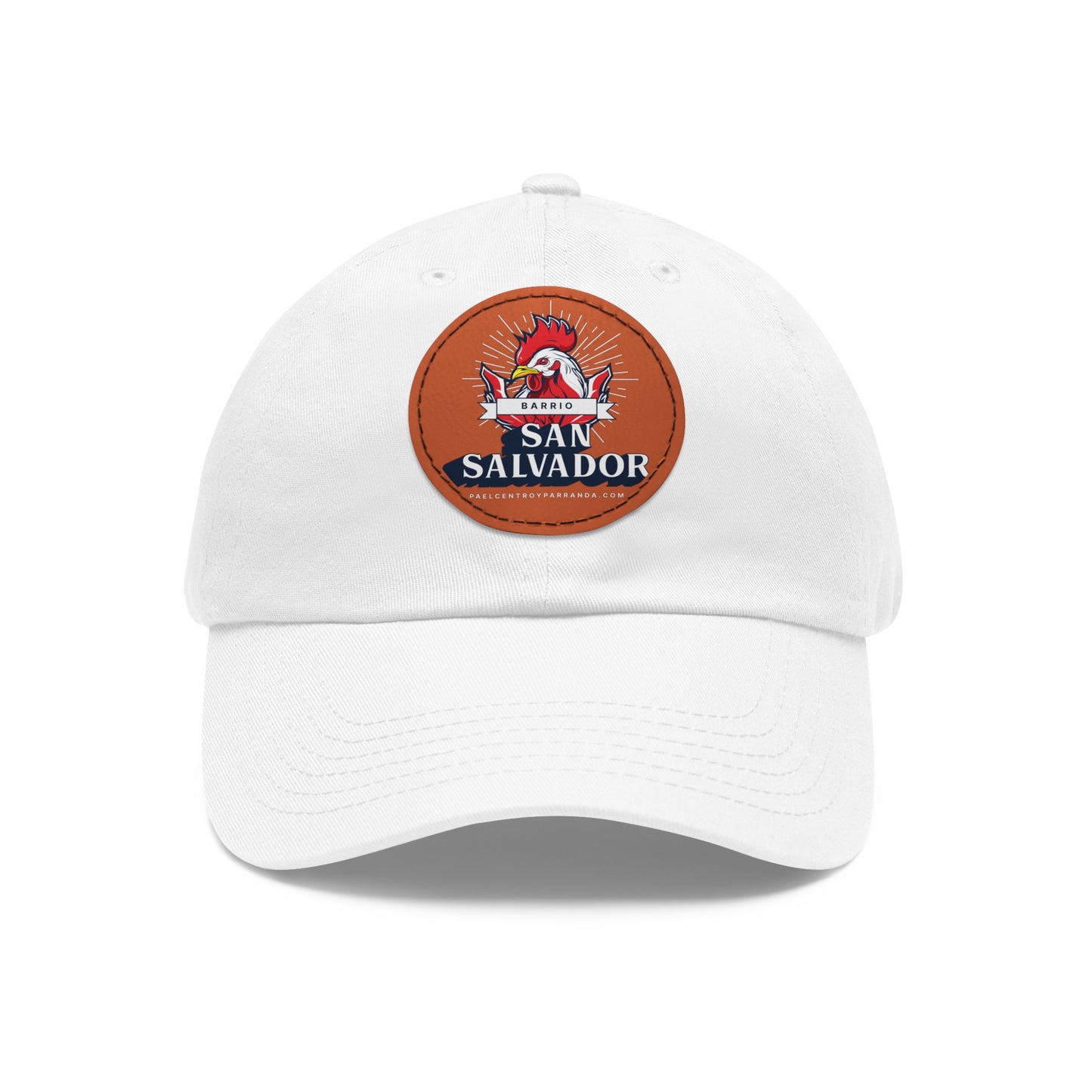 San Salvador, Remedios. Dad Hat with Leather Patch (Round)