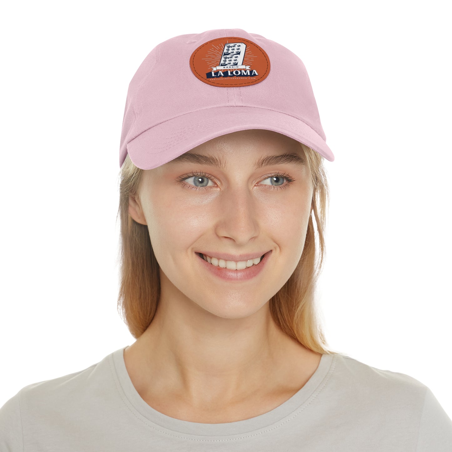 La Loma, Buenavista. Dad Hat with Leather Patch (Round)