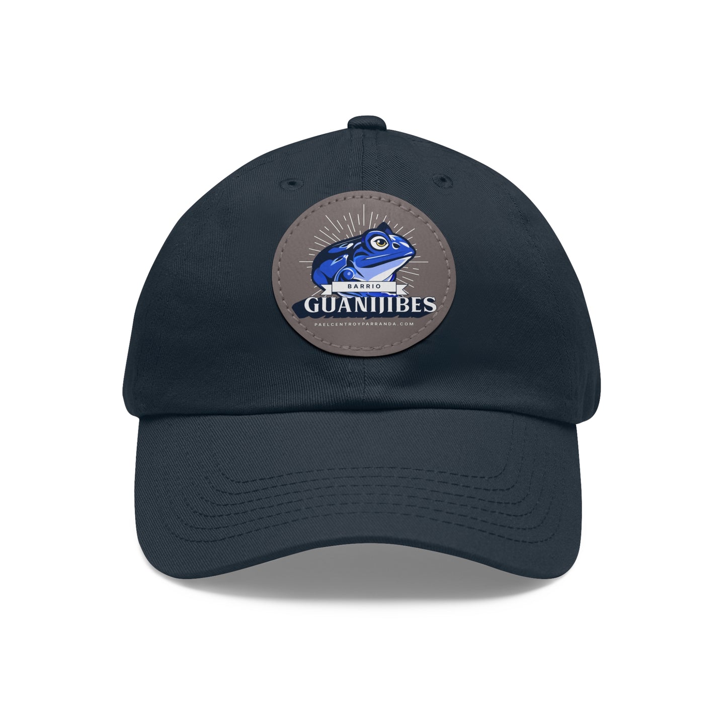 Guanijibes, Zulueta. Dad Hat with Leather Patch (Round)