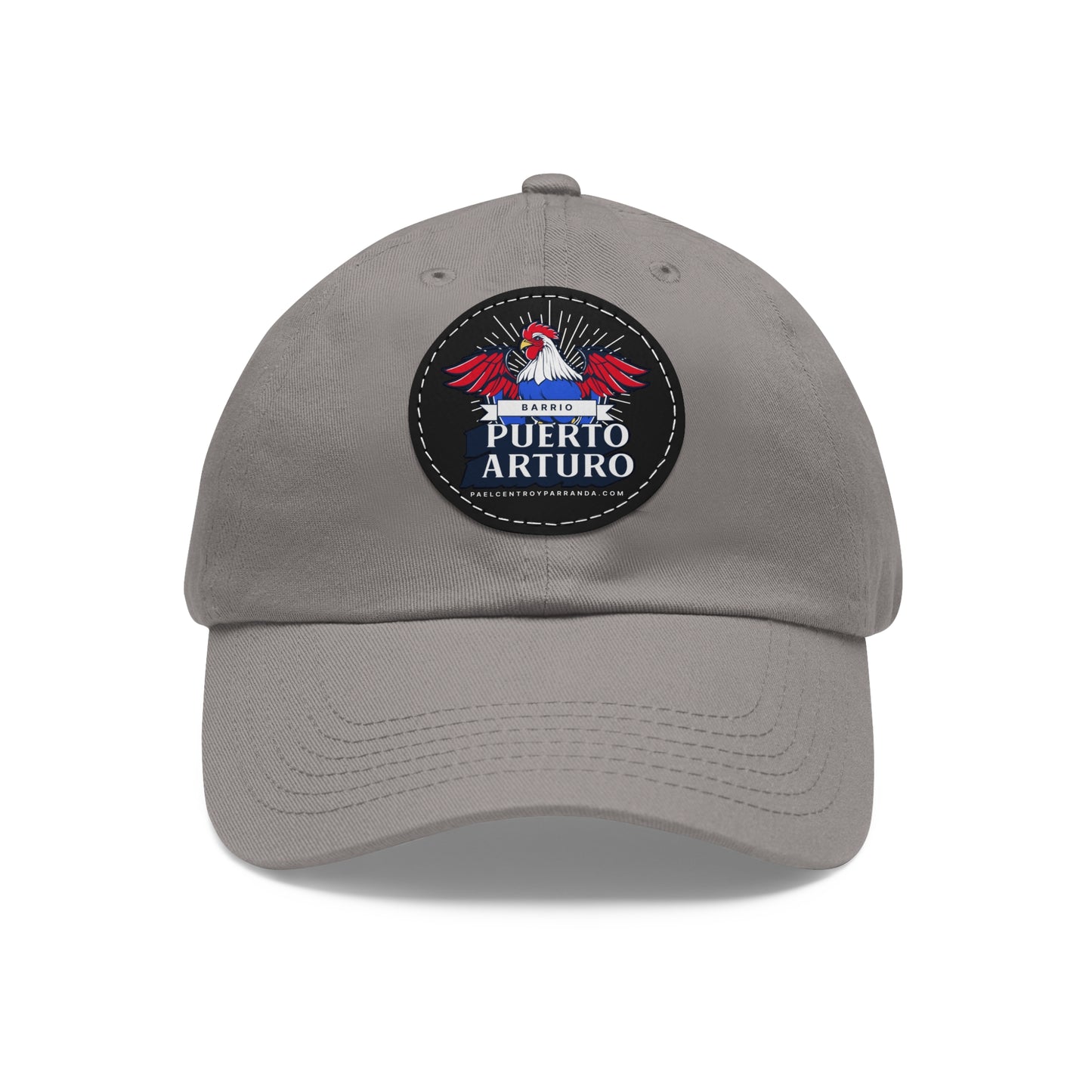 Puerto Arturo, Mayajigua. Dad Hat with Leather Patch (Round)